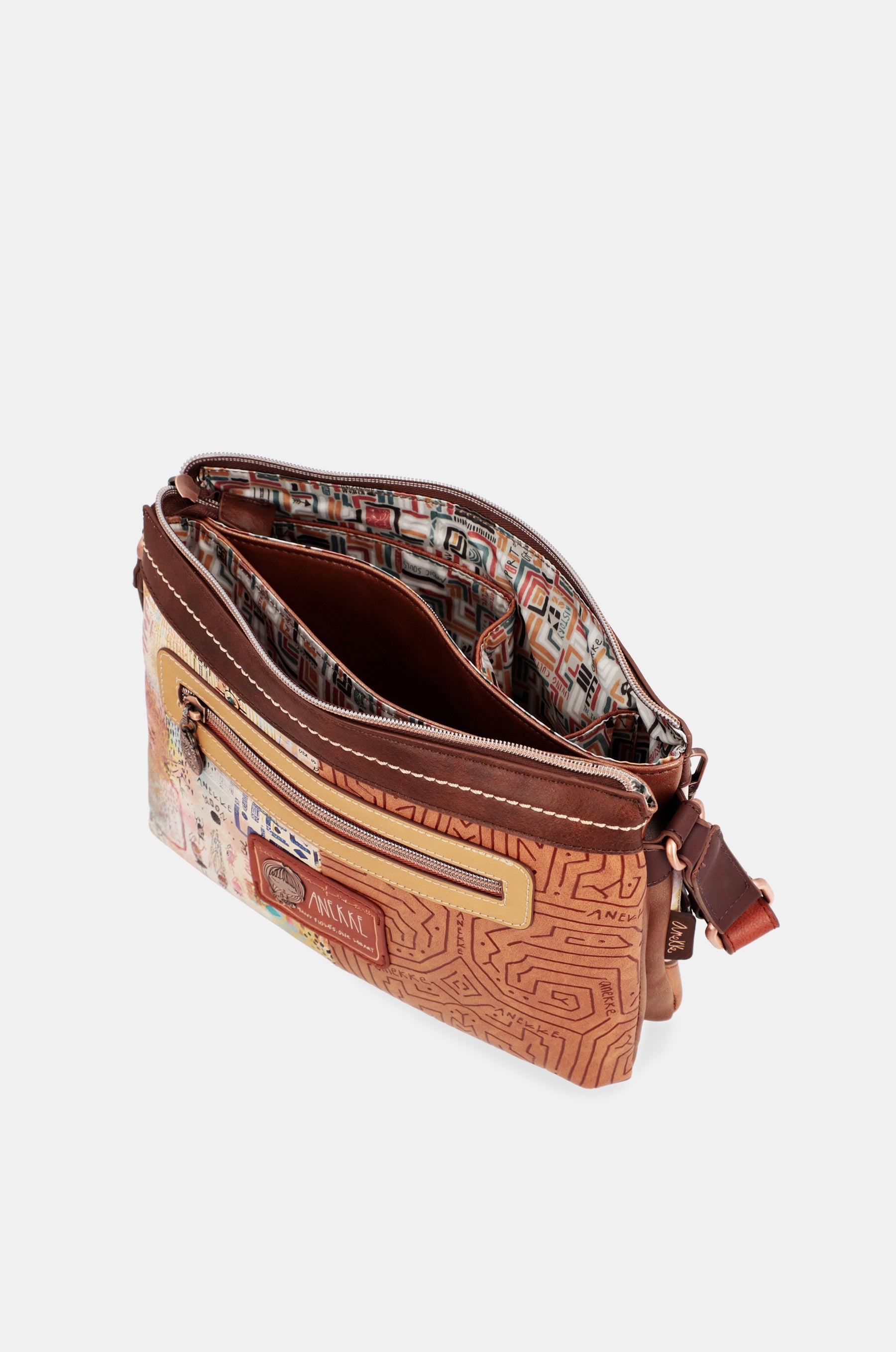 Borsa a tracolla Menire con 2 scomparti