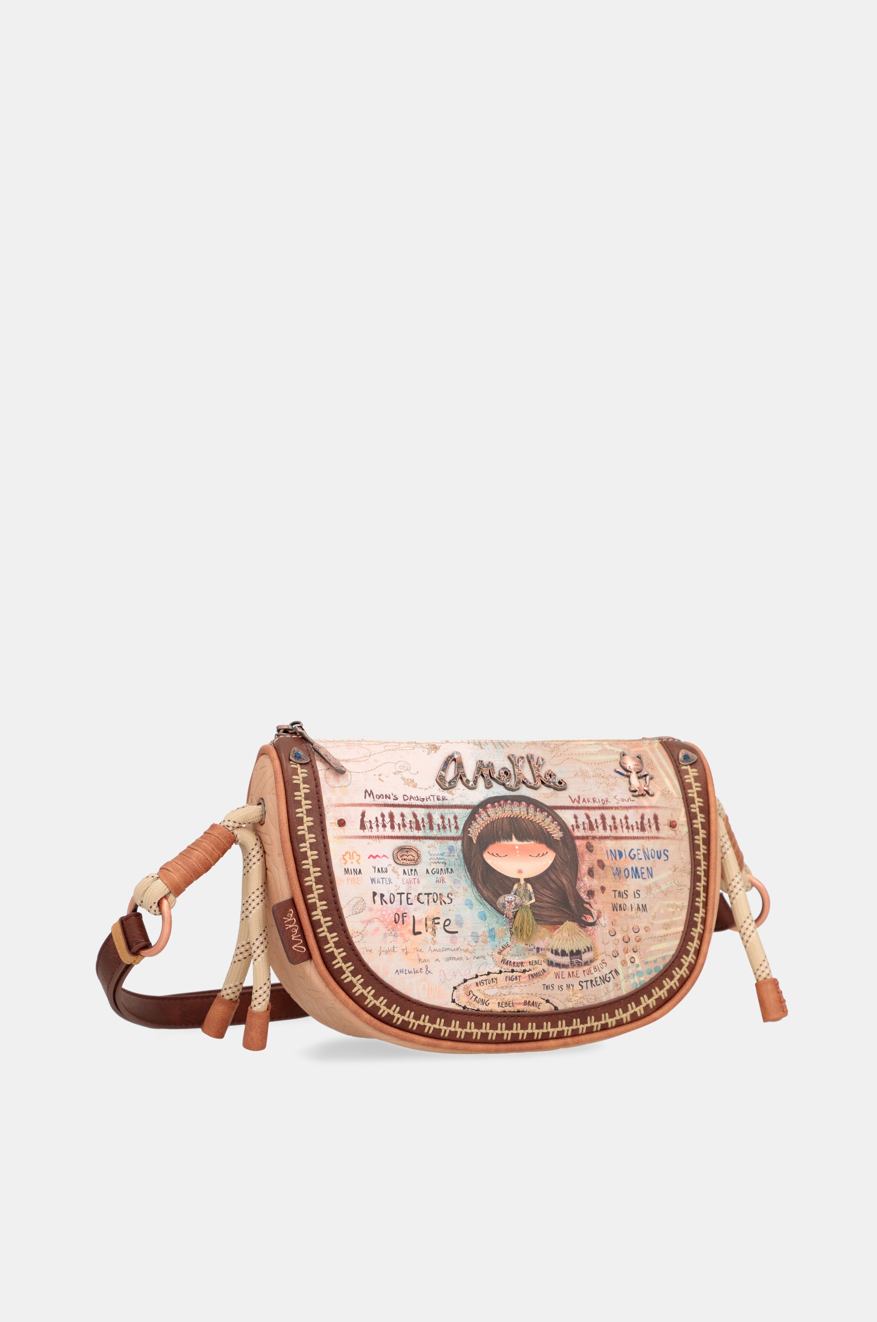 Borsa a tracolla ovale Menire
