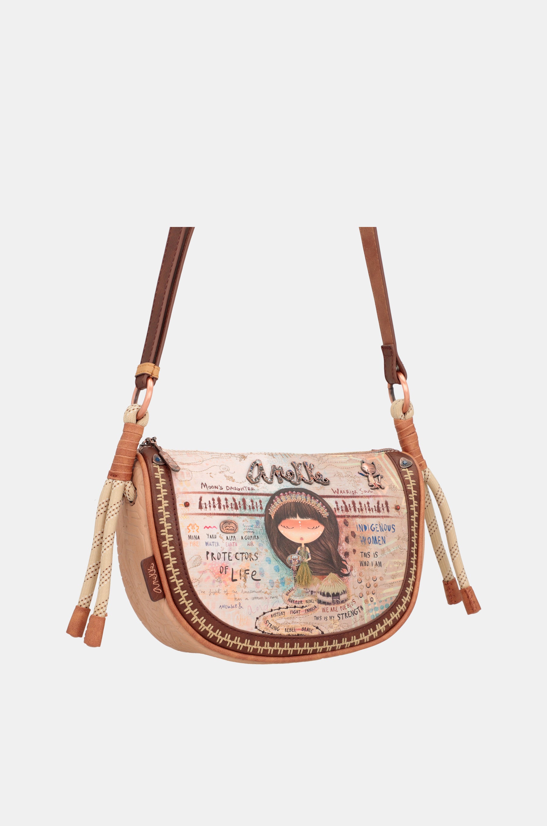 Borsa a tracolla ovale Menire