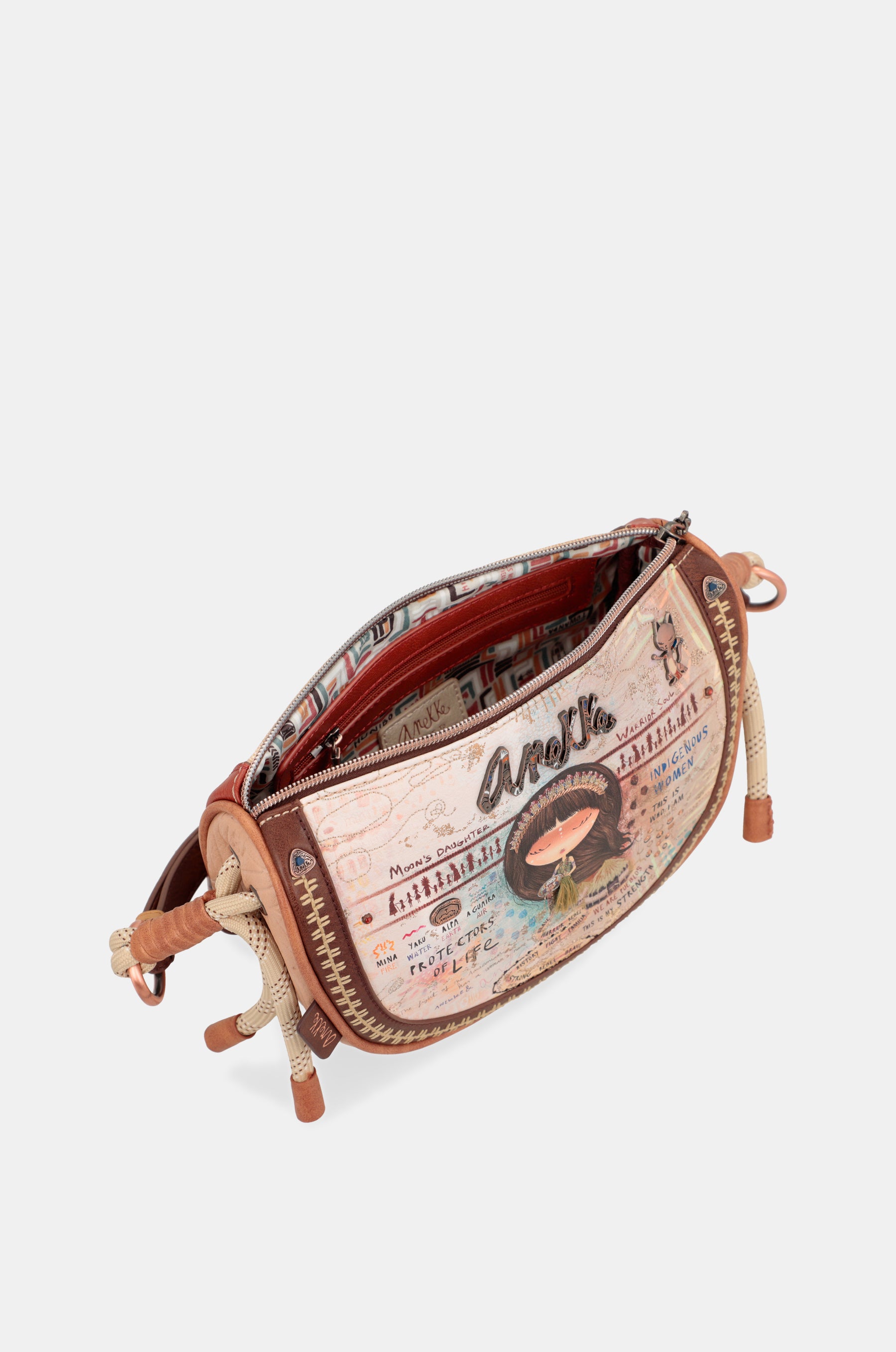 Borsa a tracolla ovale Menire