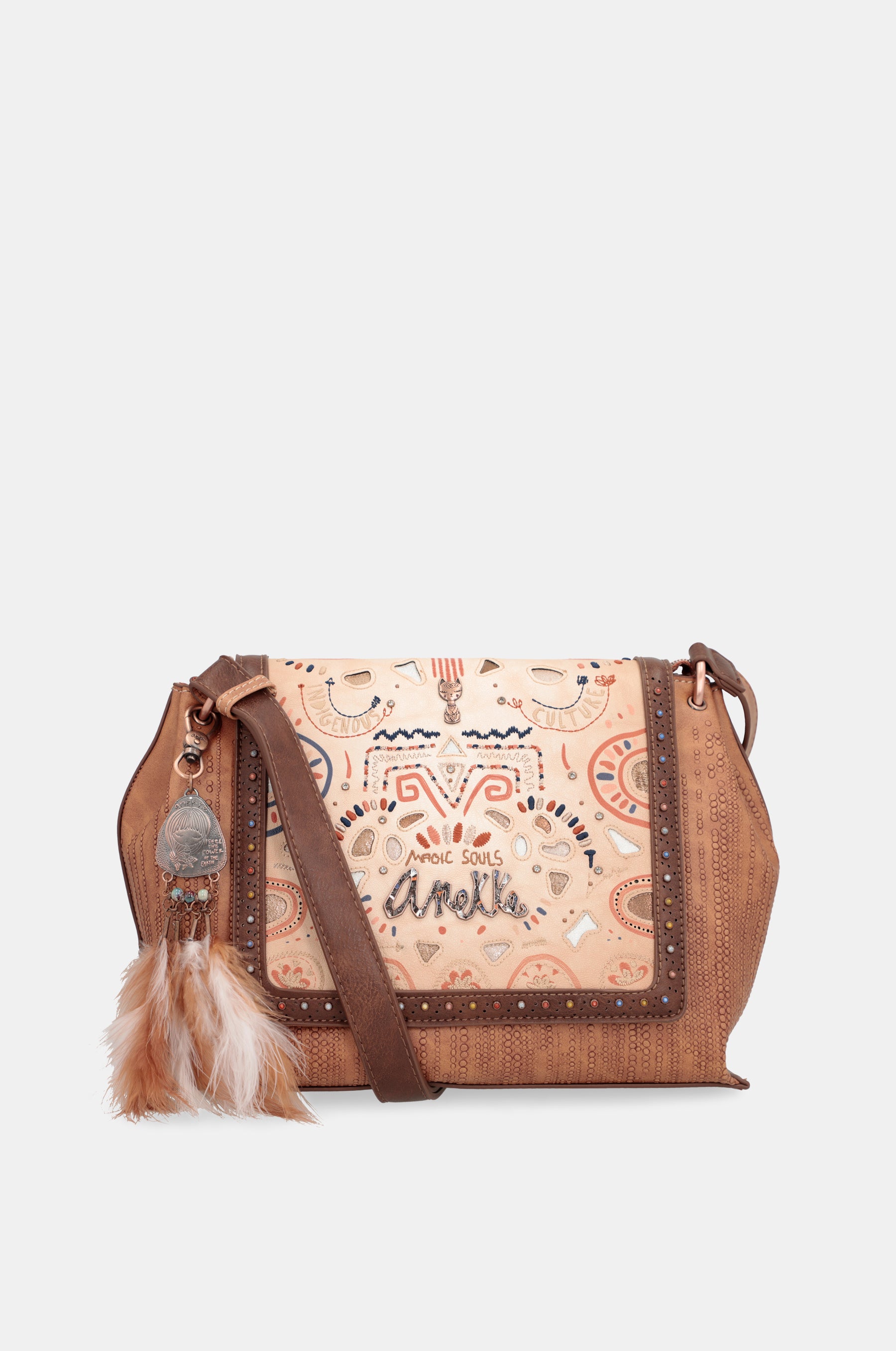 Borsa a tracolla con patta Tribe