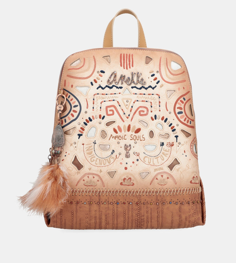 Borsa a tracolla con tasca posteriore Tribe