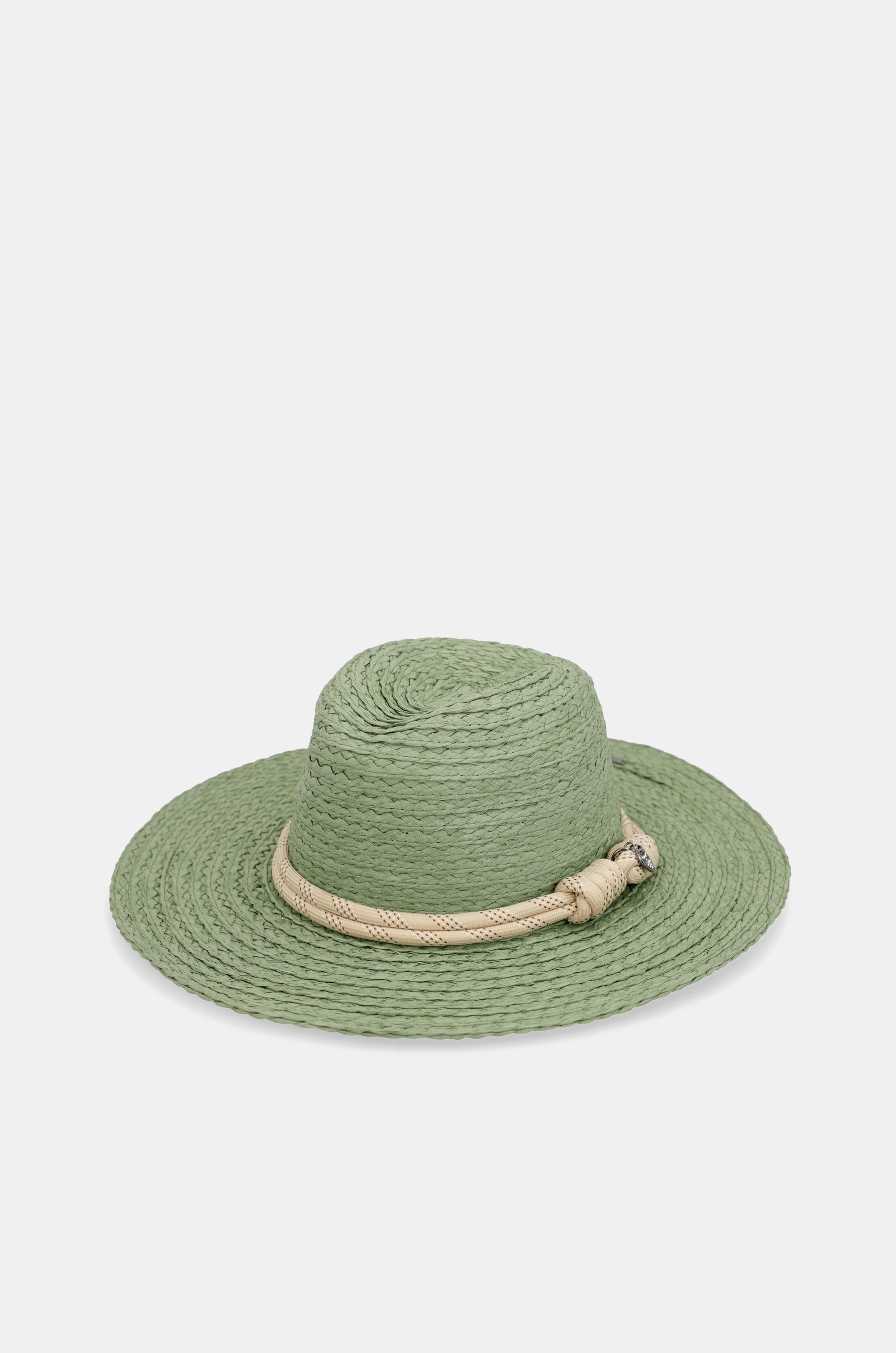 Cappello di rafia verde