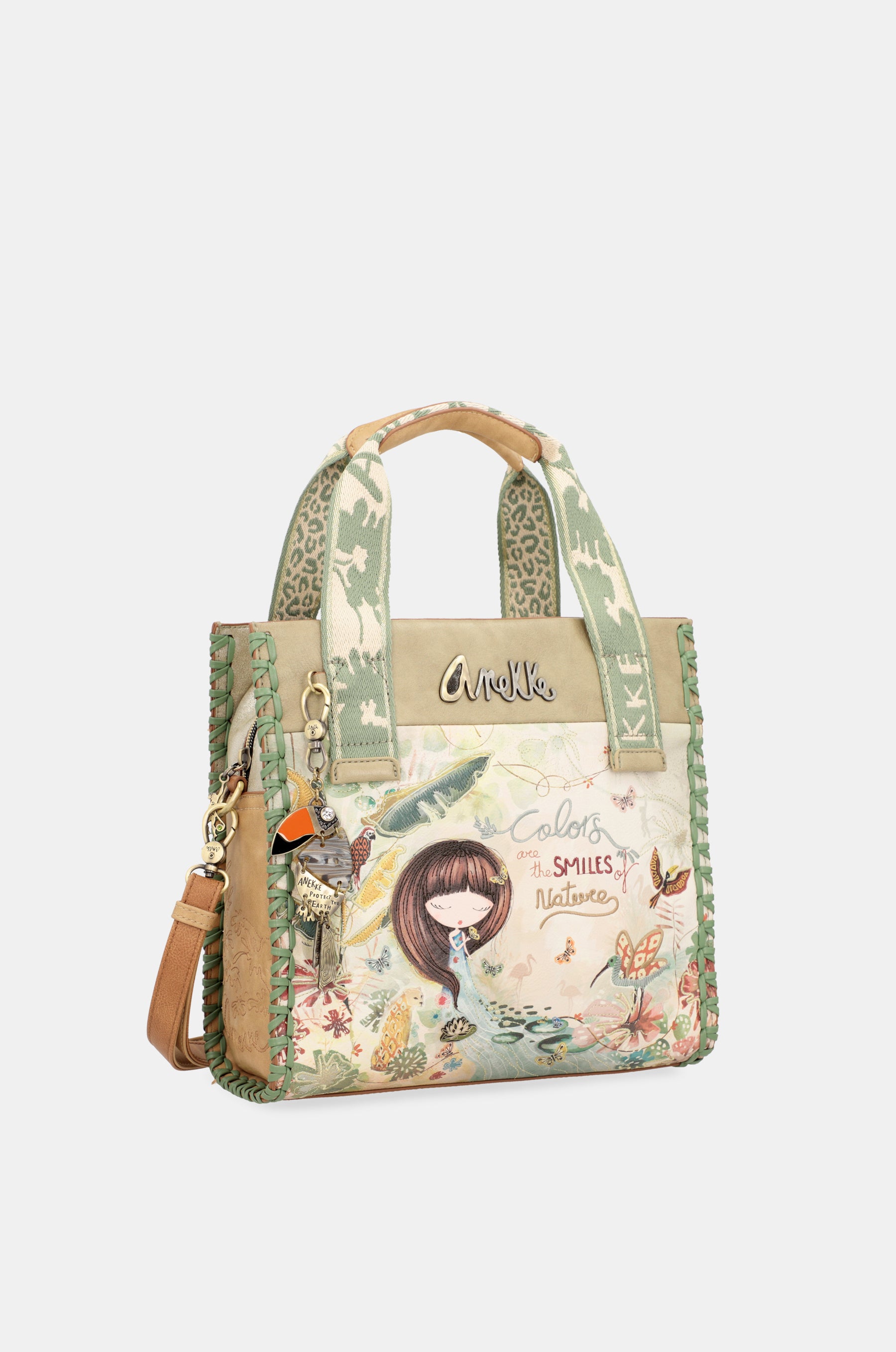 Borsa tote Amazonia con tracolla
