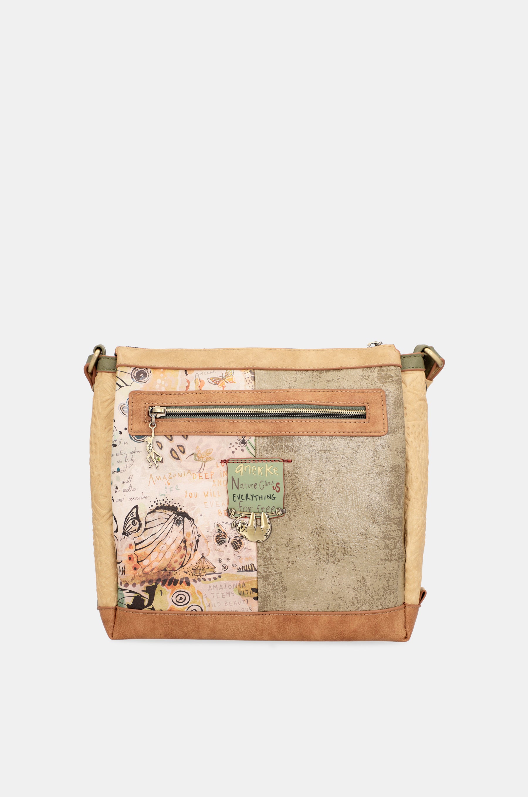 Borsa a tracolla a tre scomparti Amazonia