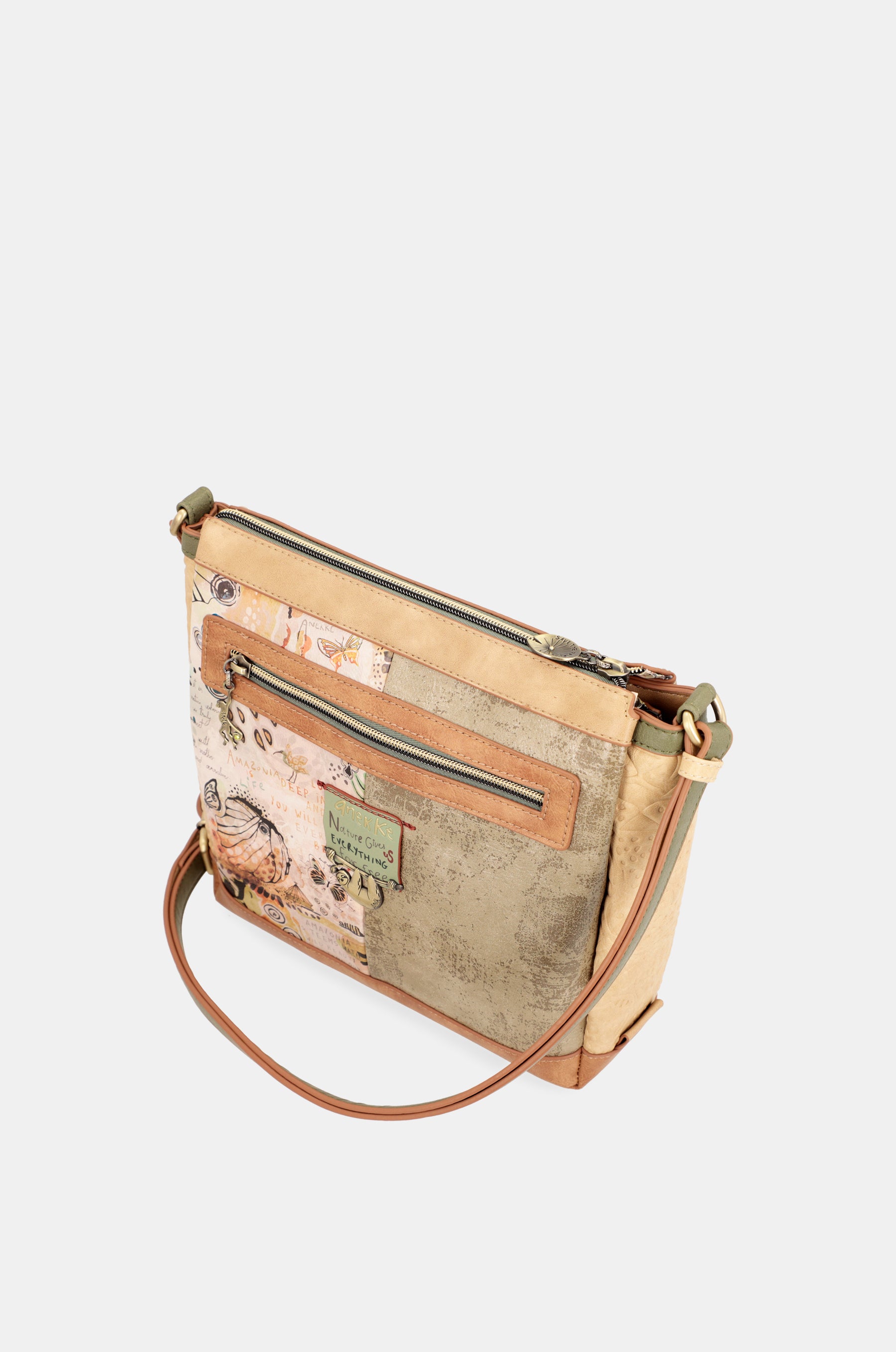 Borsa a tracolla a tre scomparti Amazonia