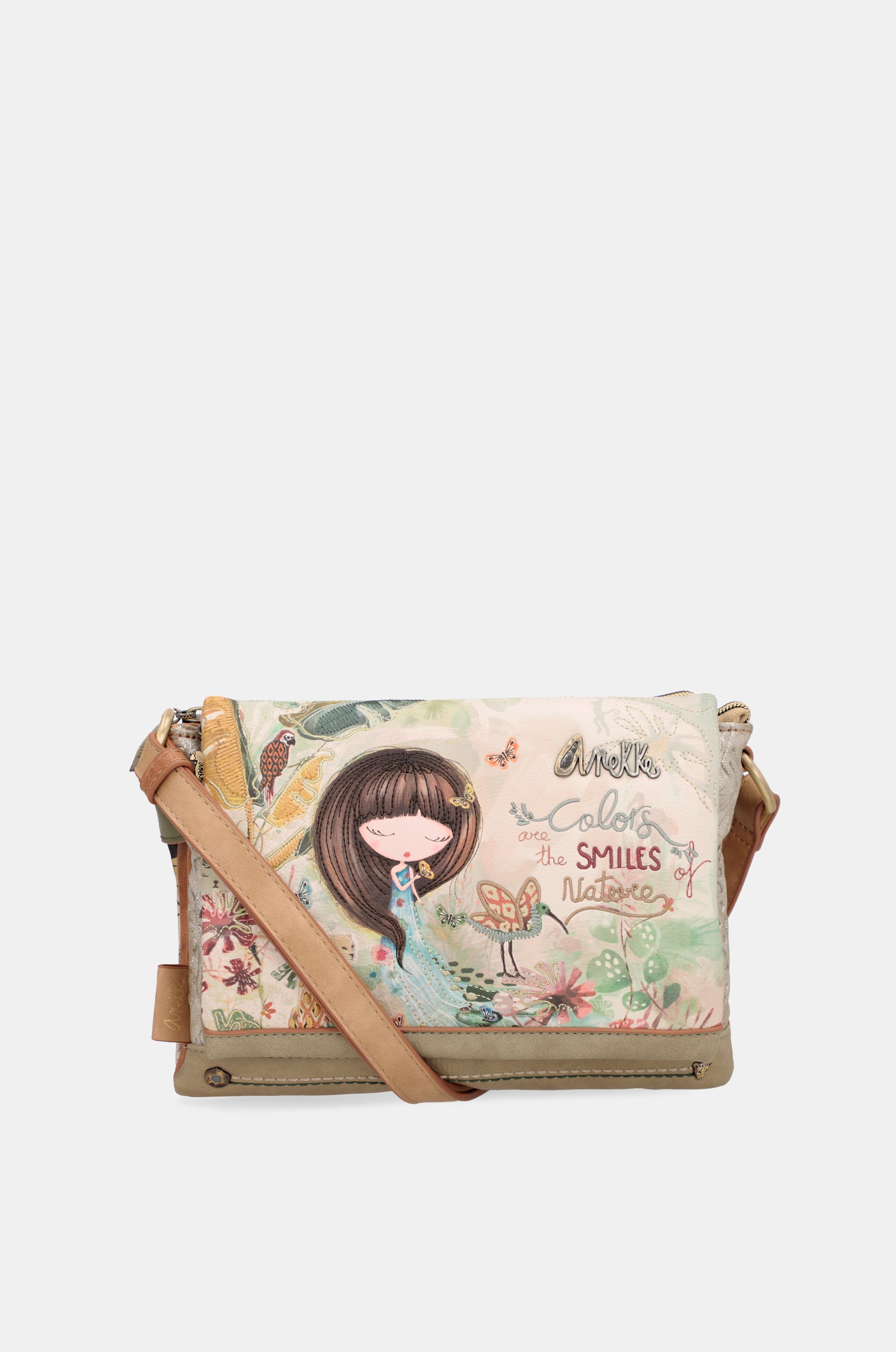 Borsa a tracolla con patta Amazonia
