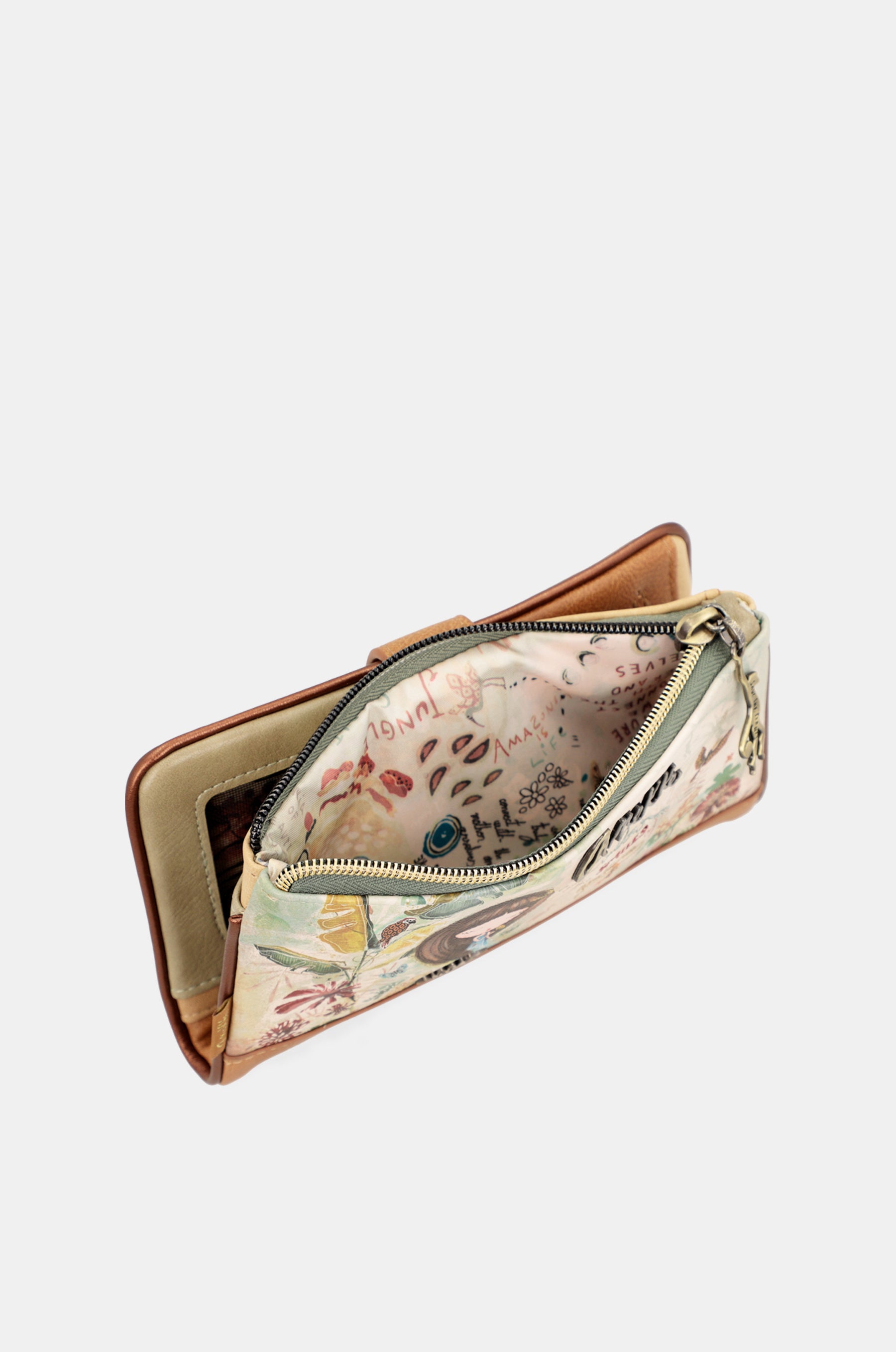 Portafoglio flessibile Amazonia RFID in rilievo