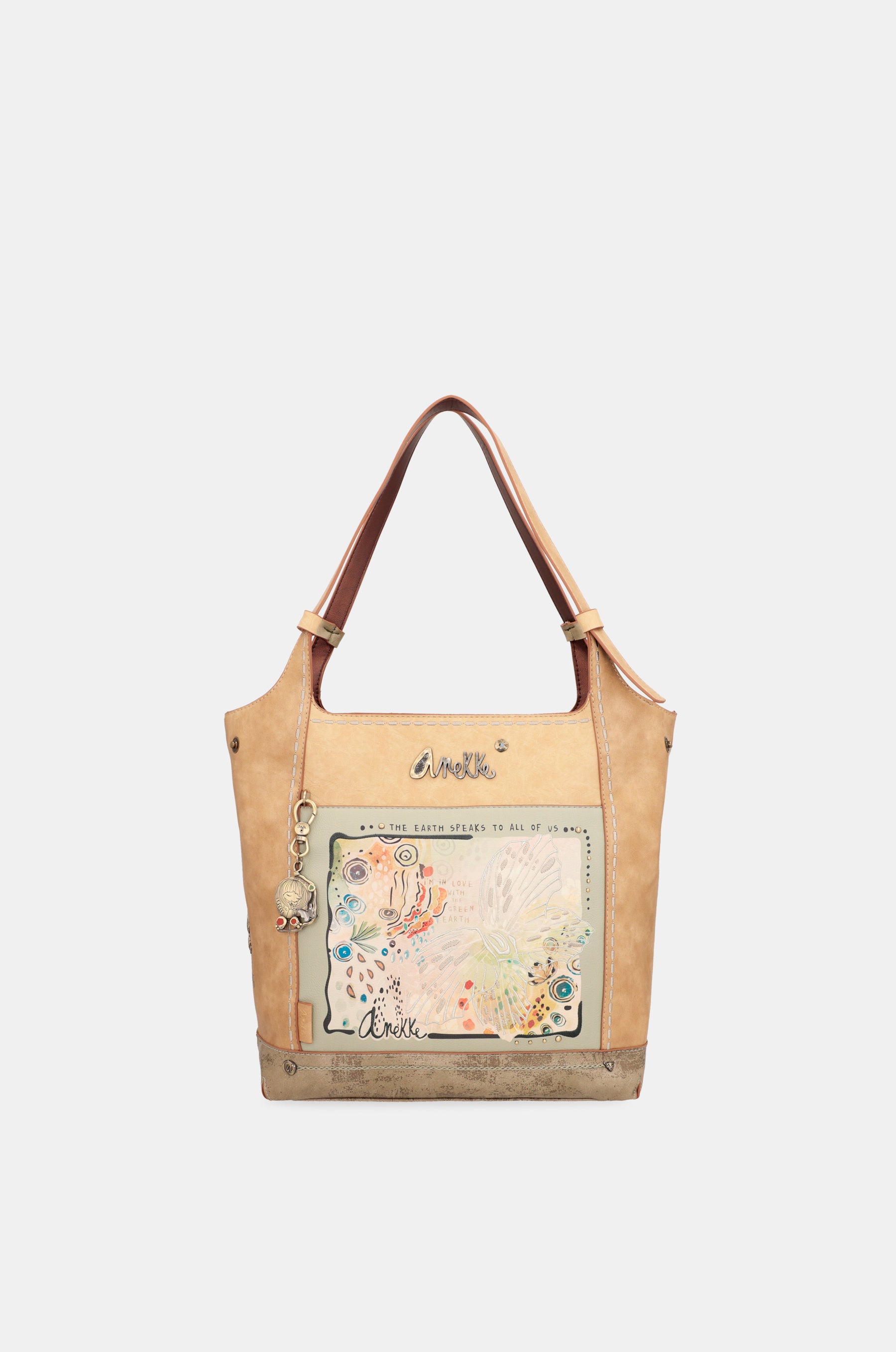 Borsa a tracolla grande a forma Butterfly