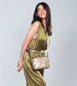 Borsa a tracolla Butterfly con doppio scomparto