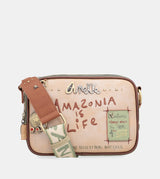Borsa a tracolla Butterfly con doppio scomparto