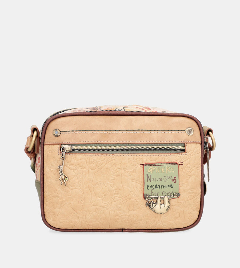 Borsa a tracolla Butterfly con doppio scomparto