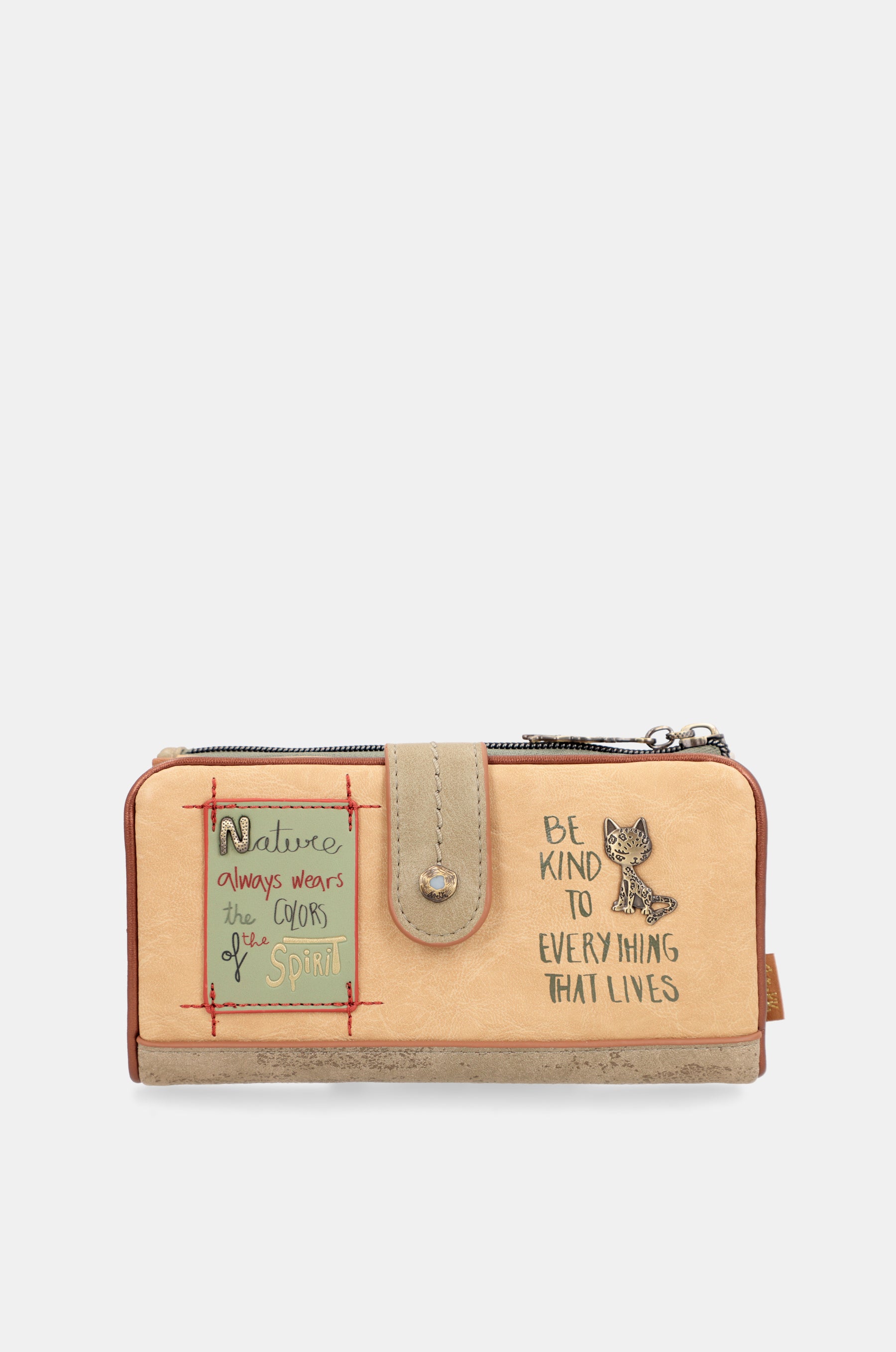 Portafoglio RFID flessibile grande Butterfly