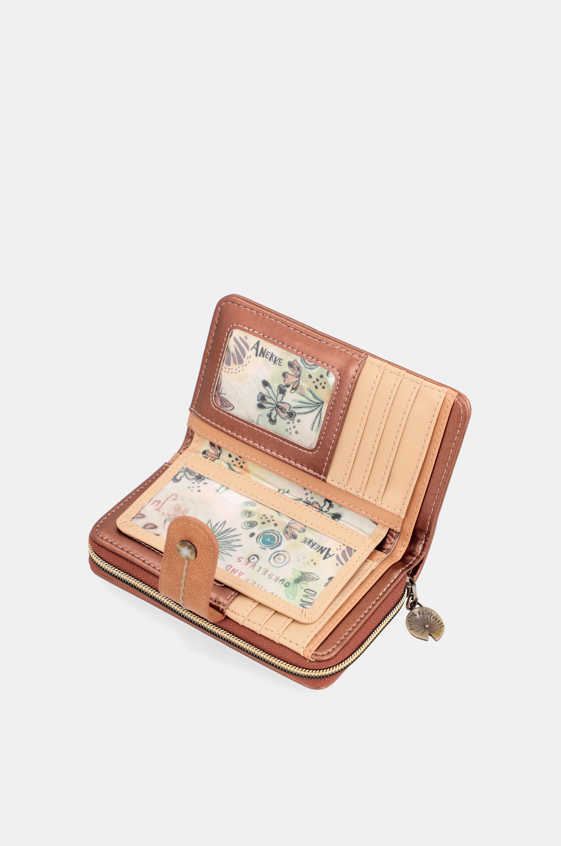 Portafoglio RFID medio a forma Butterfly