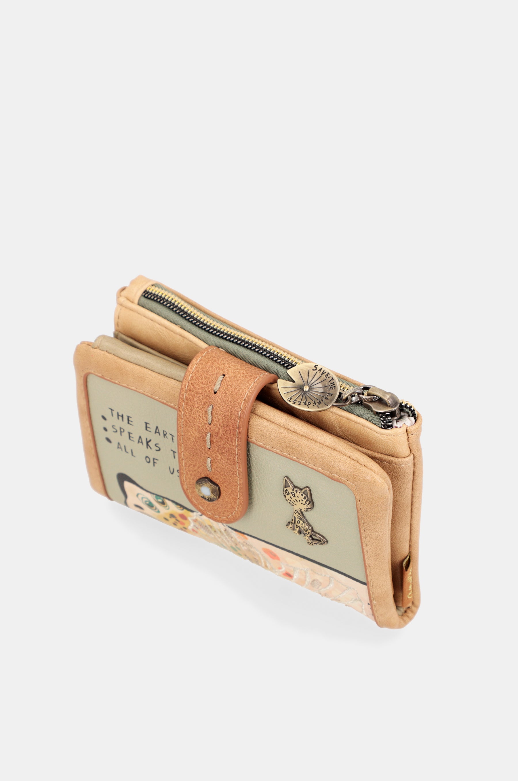 Portafoglio RFID flessibile medio Butterfly