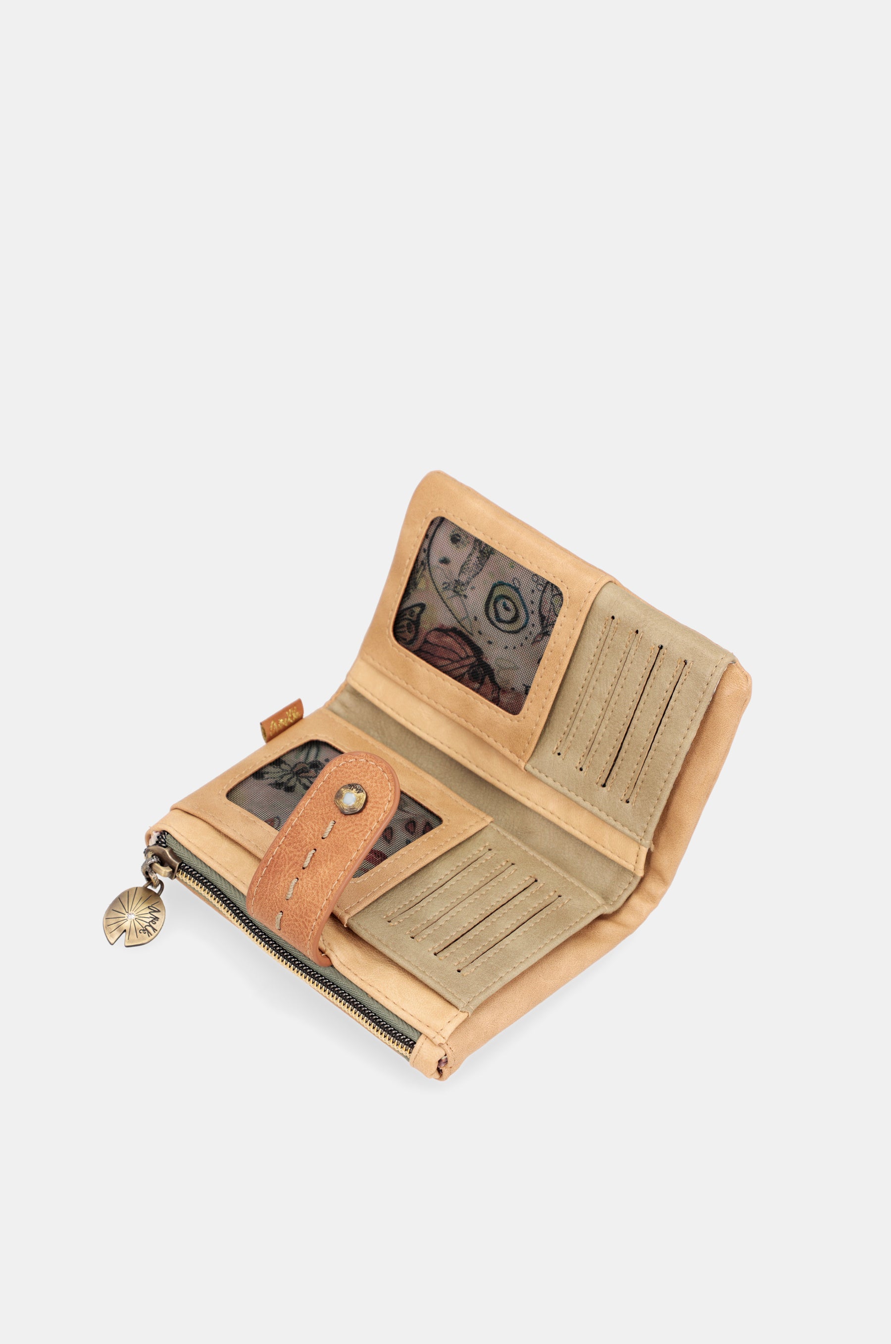 Portafoglio RFID flessibile medio Butterfly