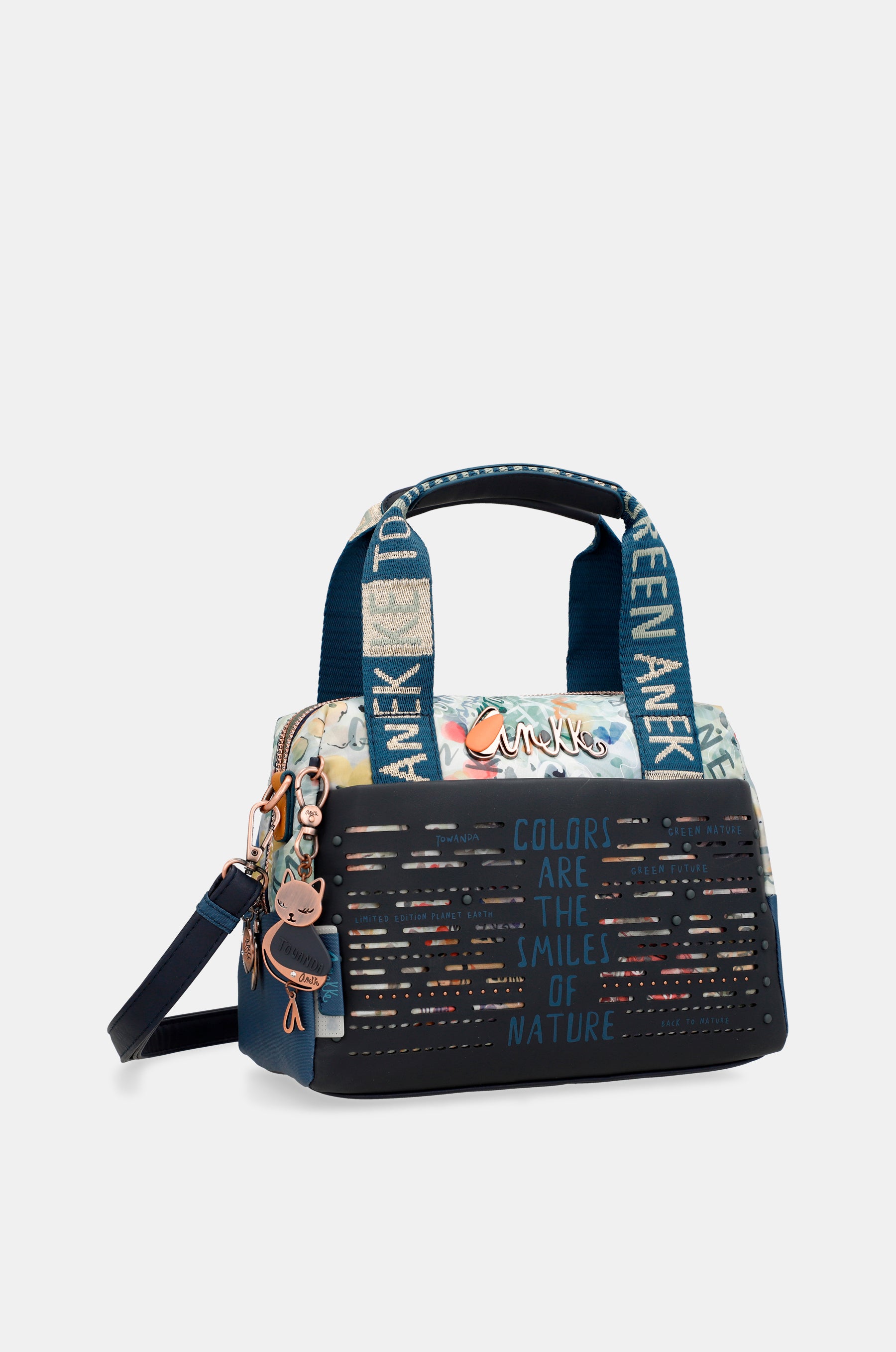 Borsa bowling blu navy Nature Pachamama