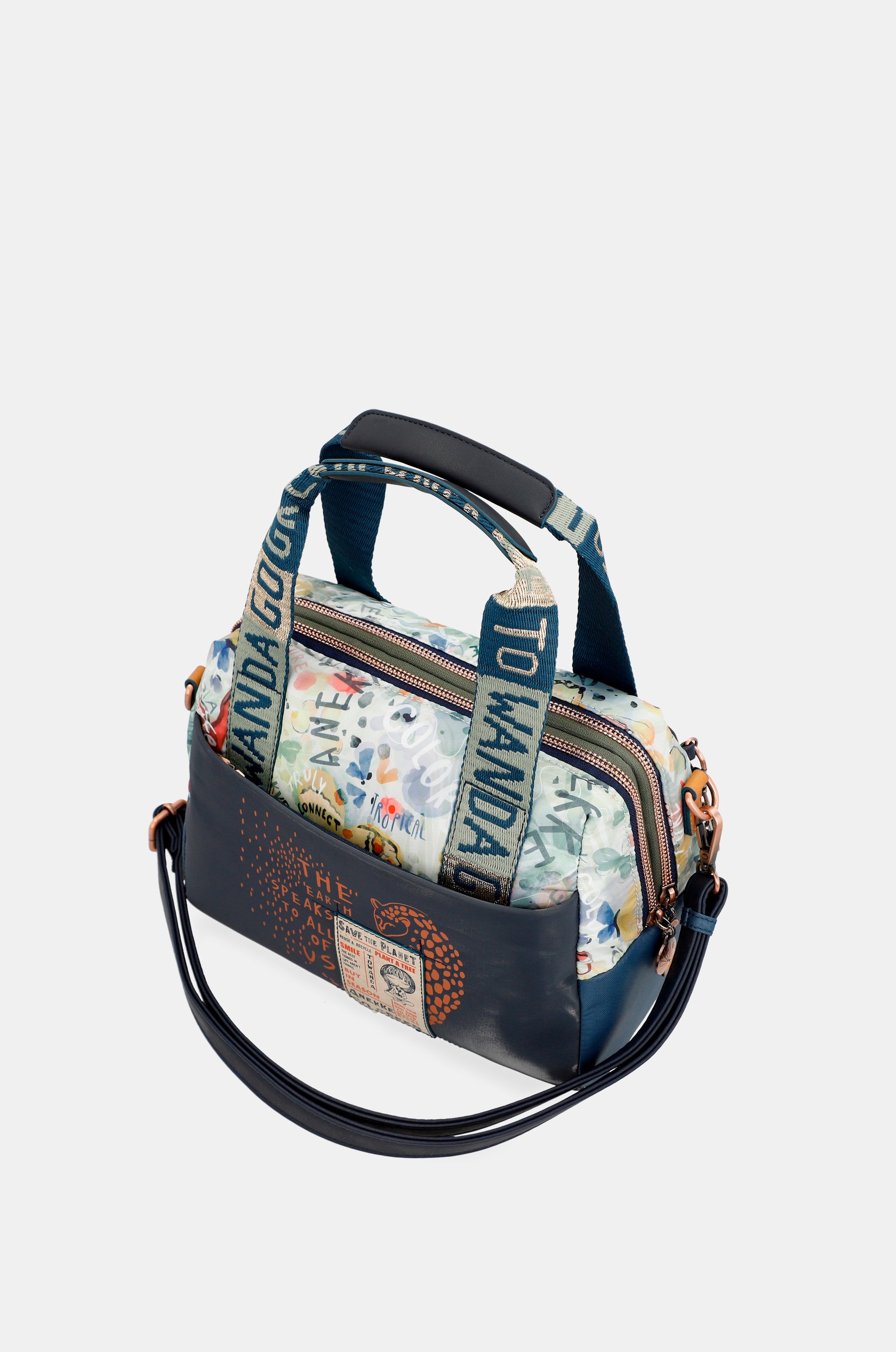 Borsa bowling blu navy Nature Pachamama