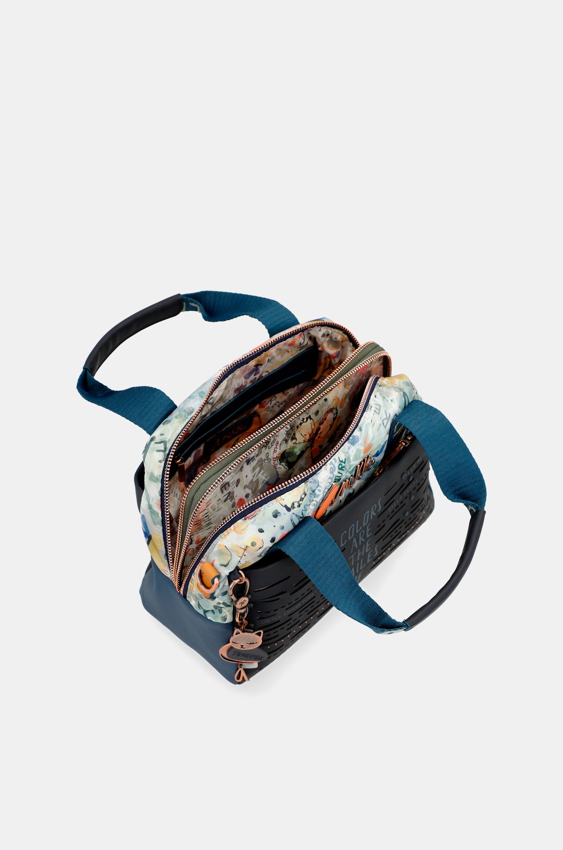 Borsa bowling blu navy Nature Pachamama