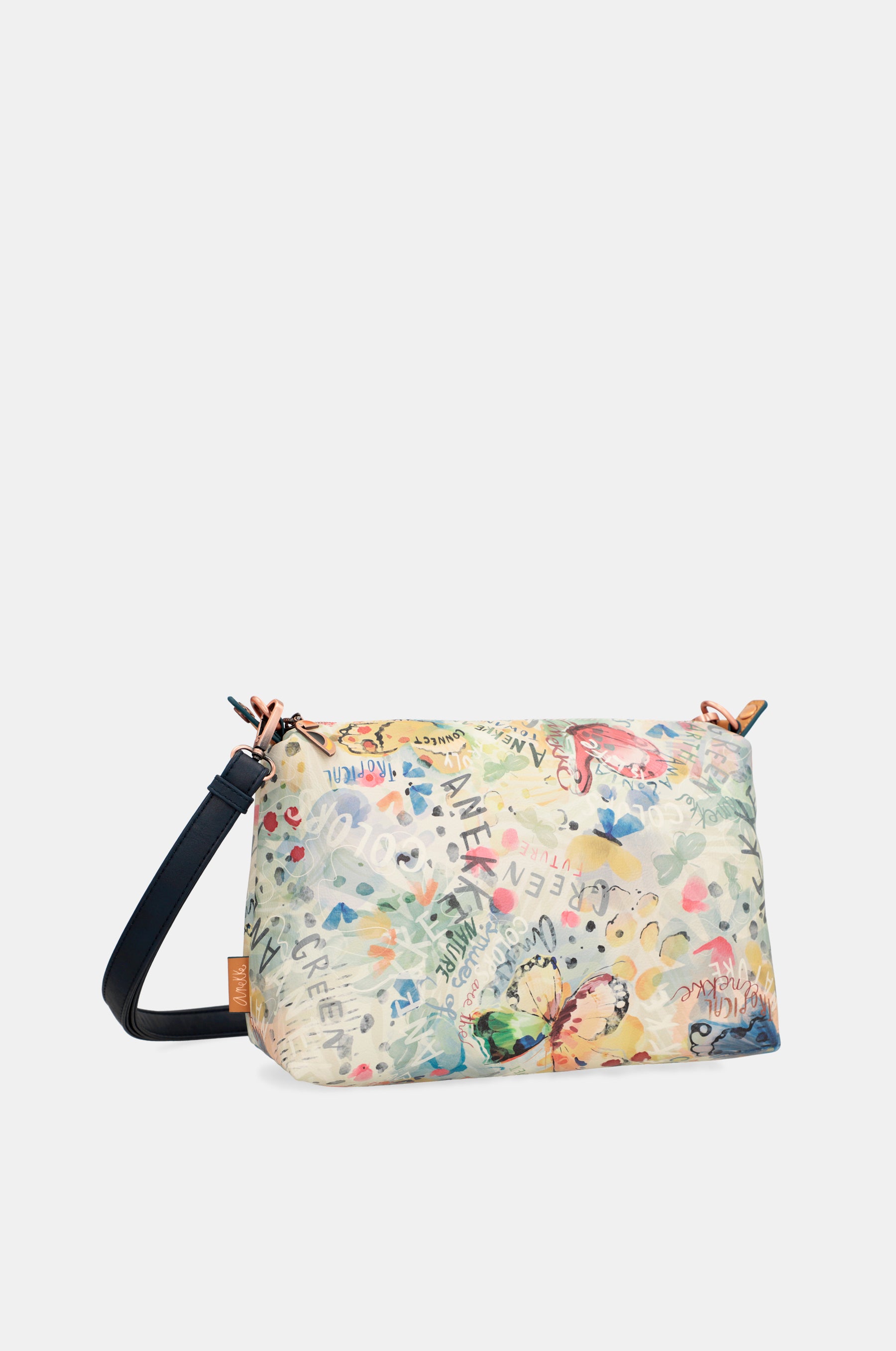 Borsa tote grande blu navy Nature Pachamama