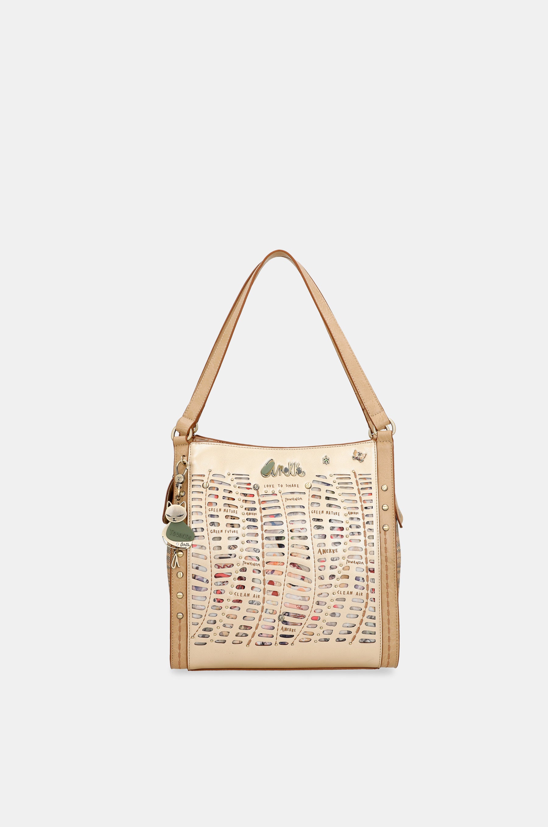 Borsa a tracolla dorata Nature Pachamama anekke