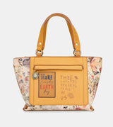 Borsa tote Nature Pachamama color ocra