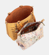 Borsa tote grande Nature Pachamama color ocra