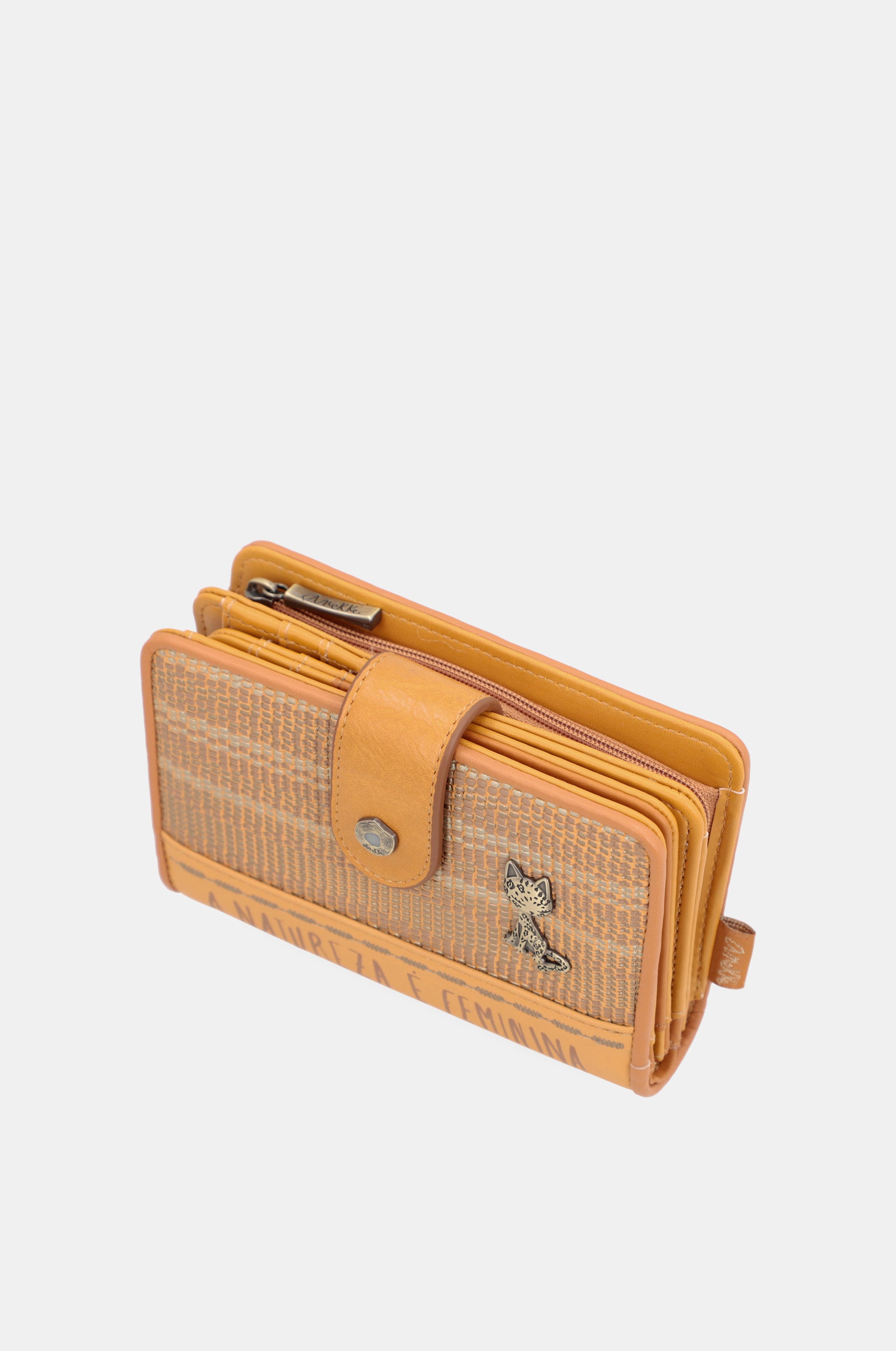 Portafoglio RFID medio Nature Pachamama ocra ocra