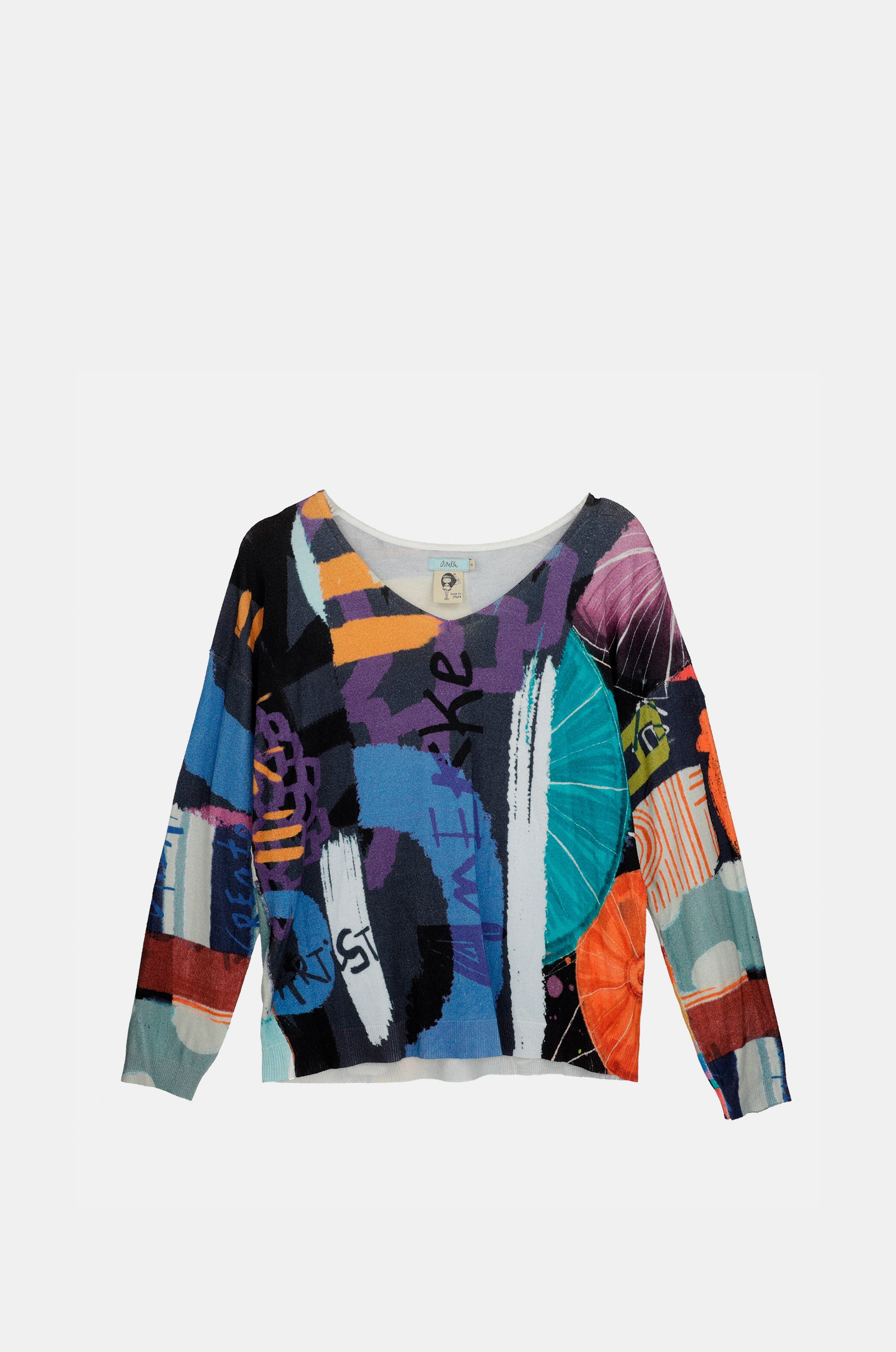 Maglione con motivo Kyomu