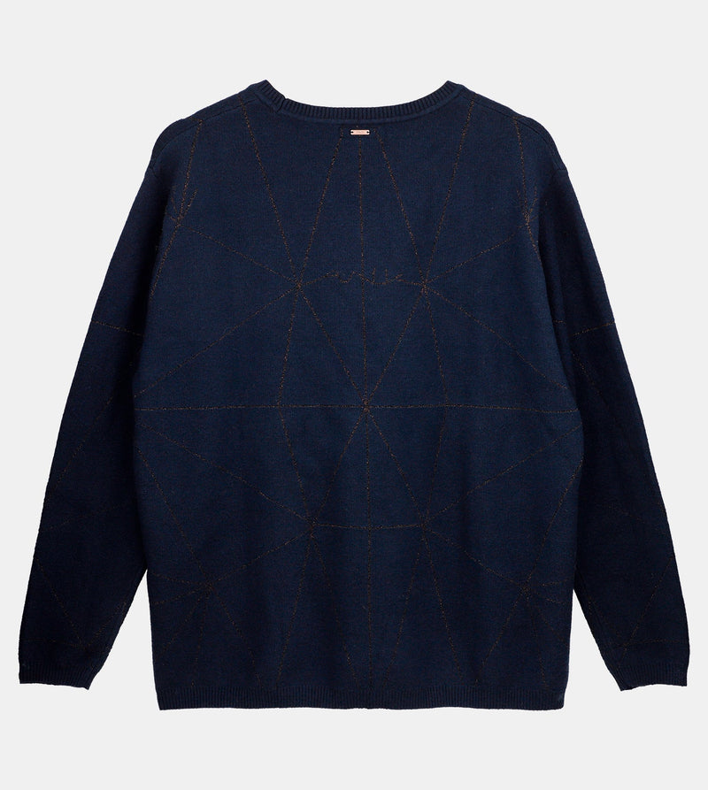 Maglione Shōen blu navy