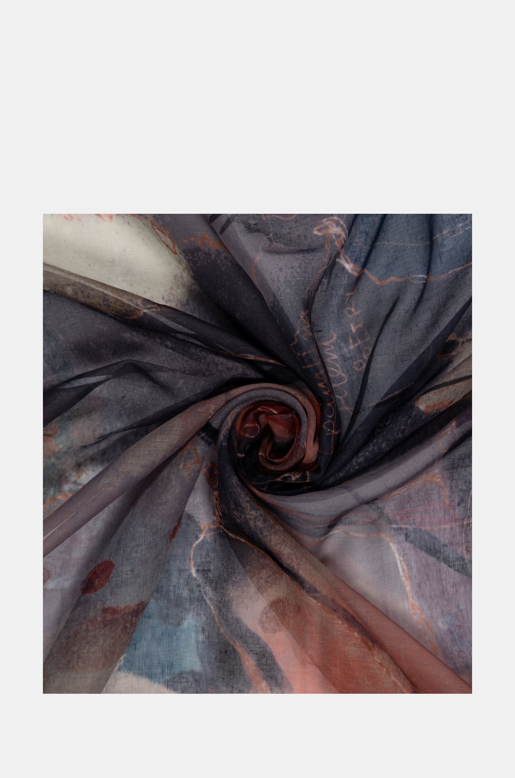 Sciarpa nera Palette