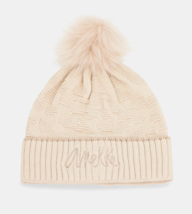 Cappello a maglia beige Shodō