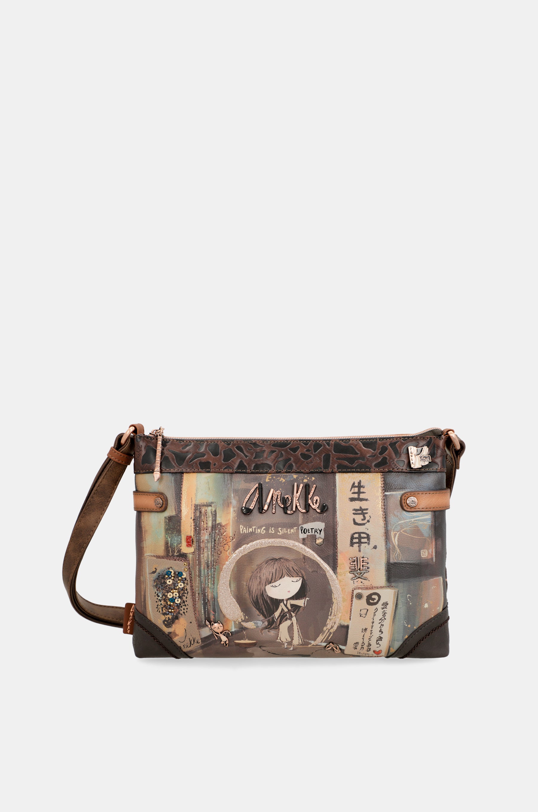 Borsa a tracolla Shōen mini a doppio scomparto