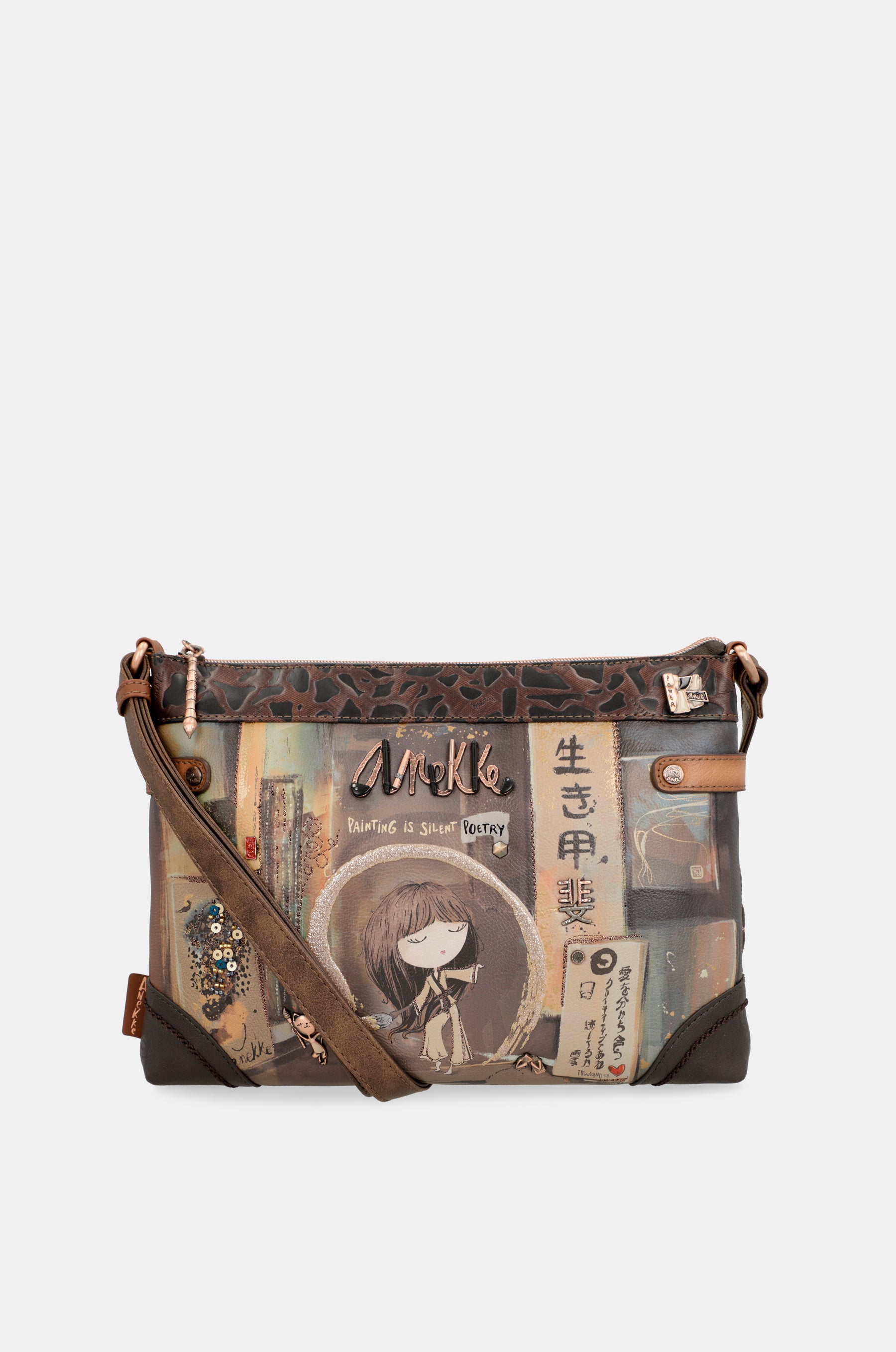 Borsa a tracolla Shōen mini a doppio scomparto