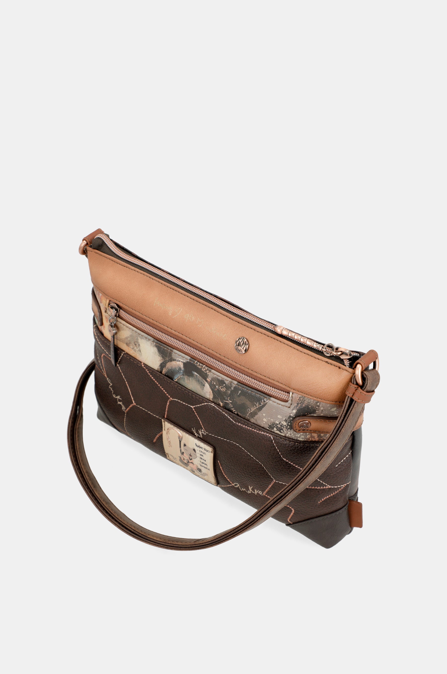 Borsa a tracolla Shōen mini a doppio scomparto