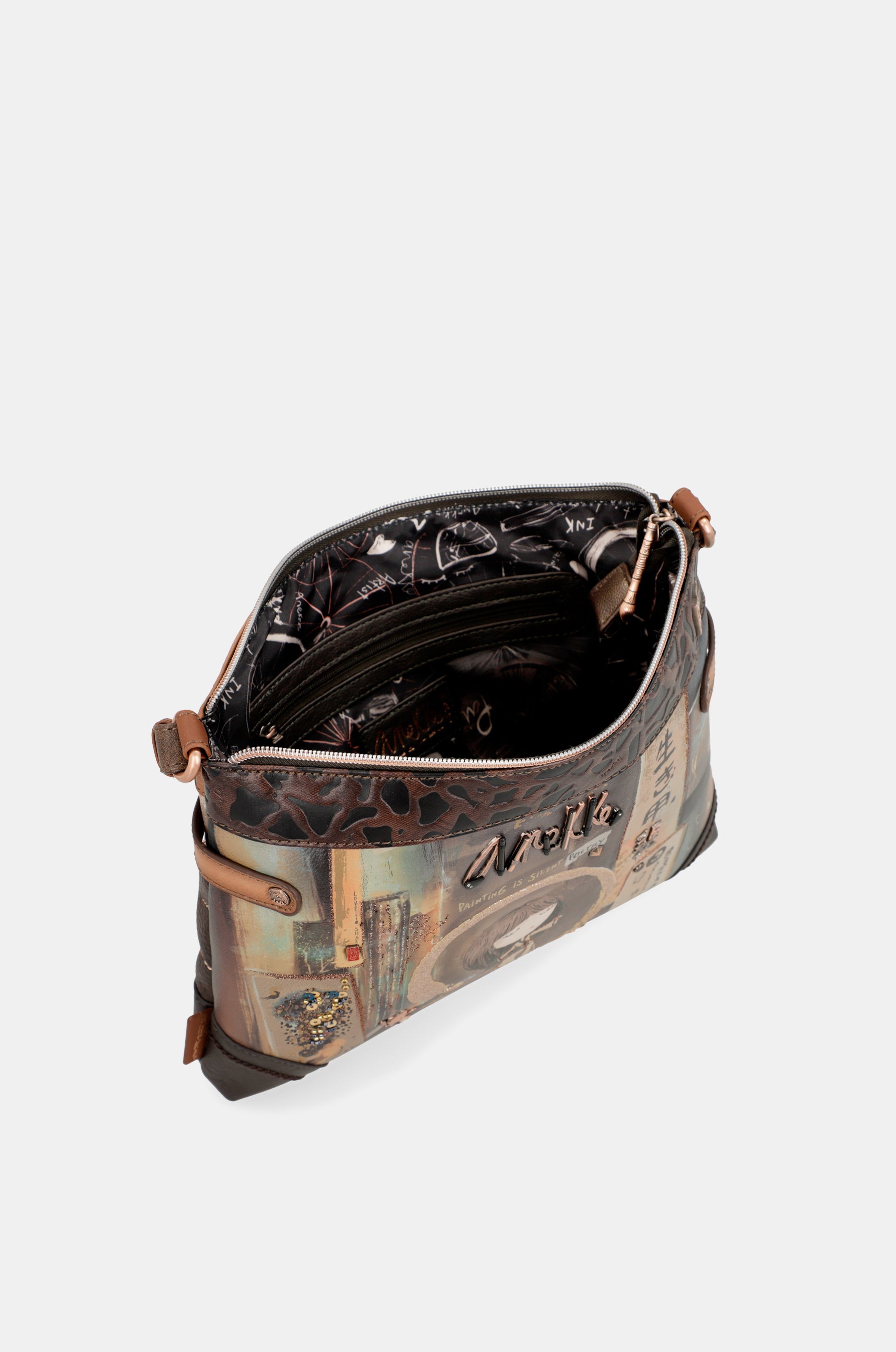 Borsa a tracolla Shōen mini a doppio scomparto