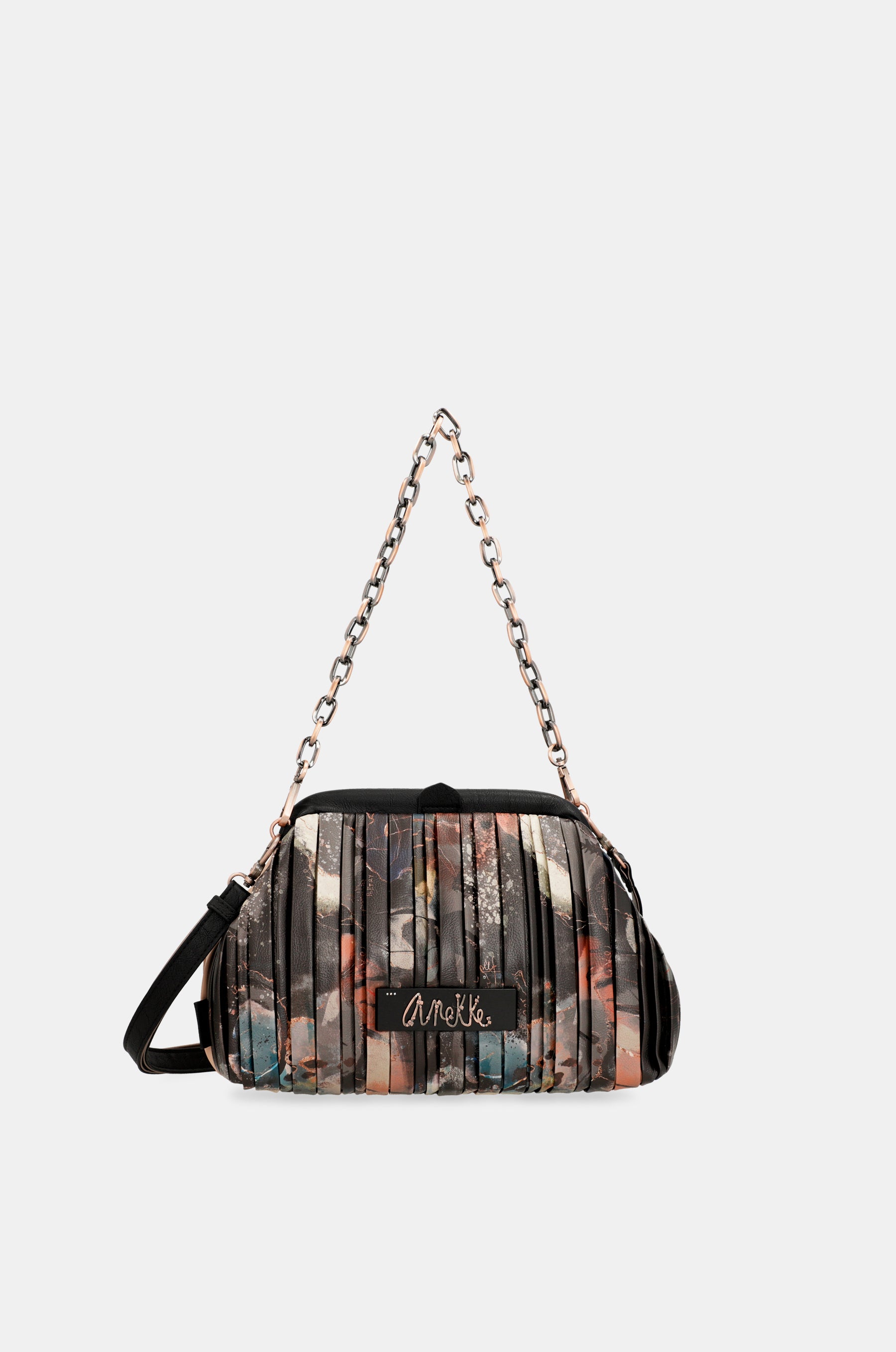 Borsa bowler plissettata Shōen Palette