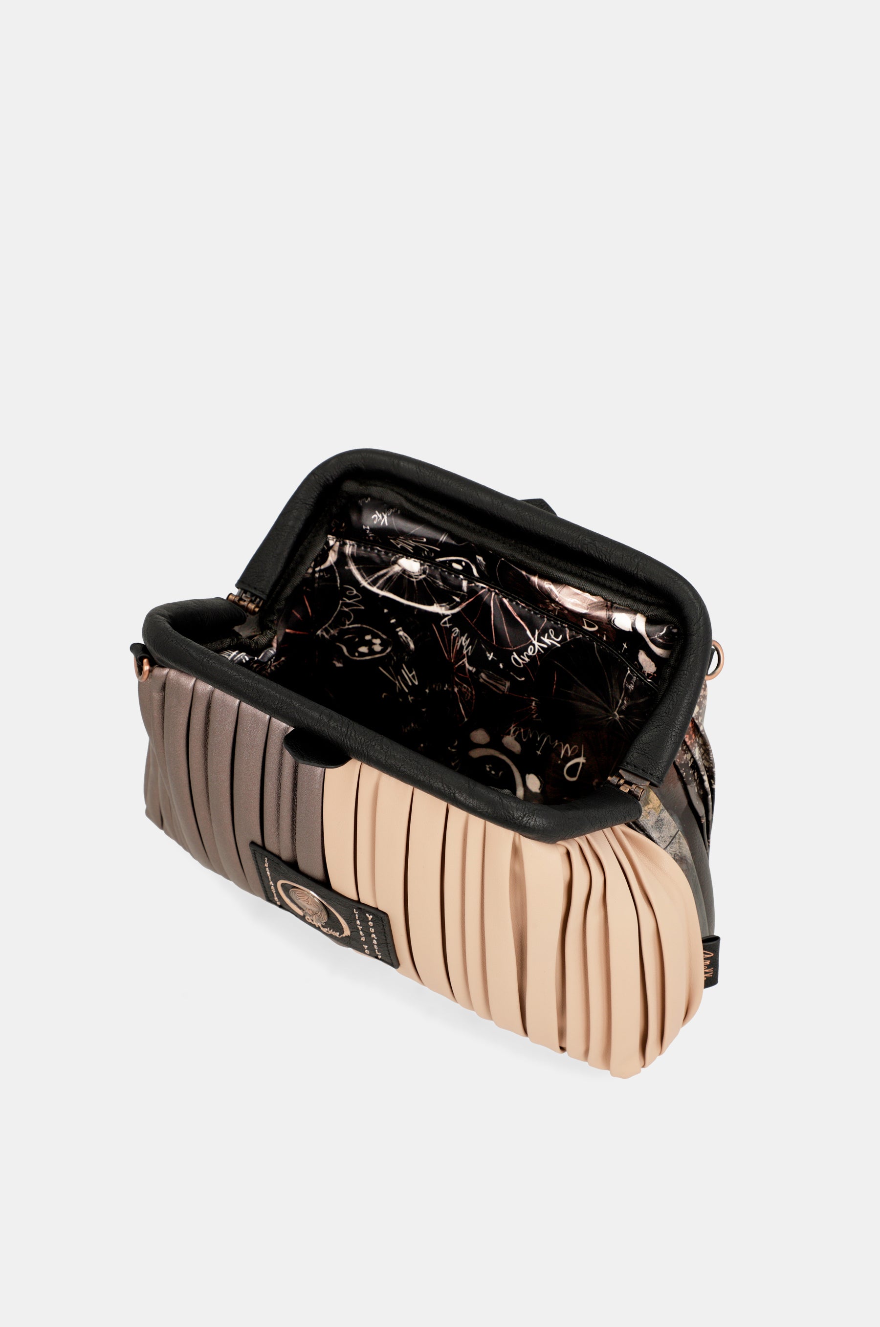 Borsa bowler plissettata Shōen Palette