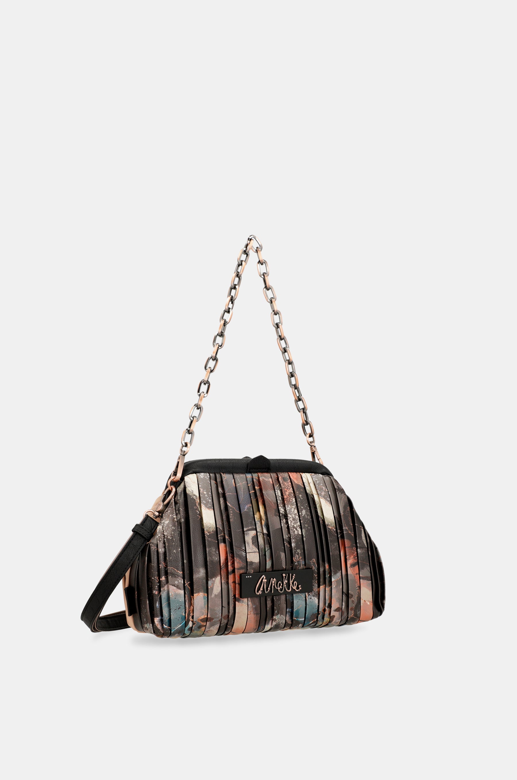Borsa bowler plissettata Shōen Palette