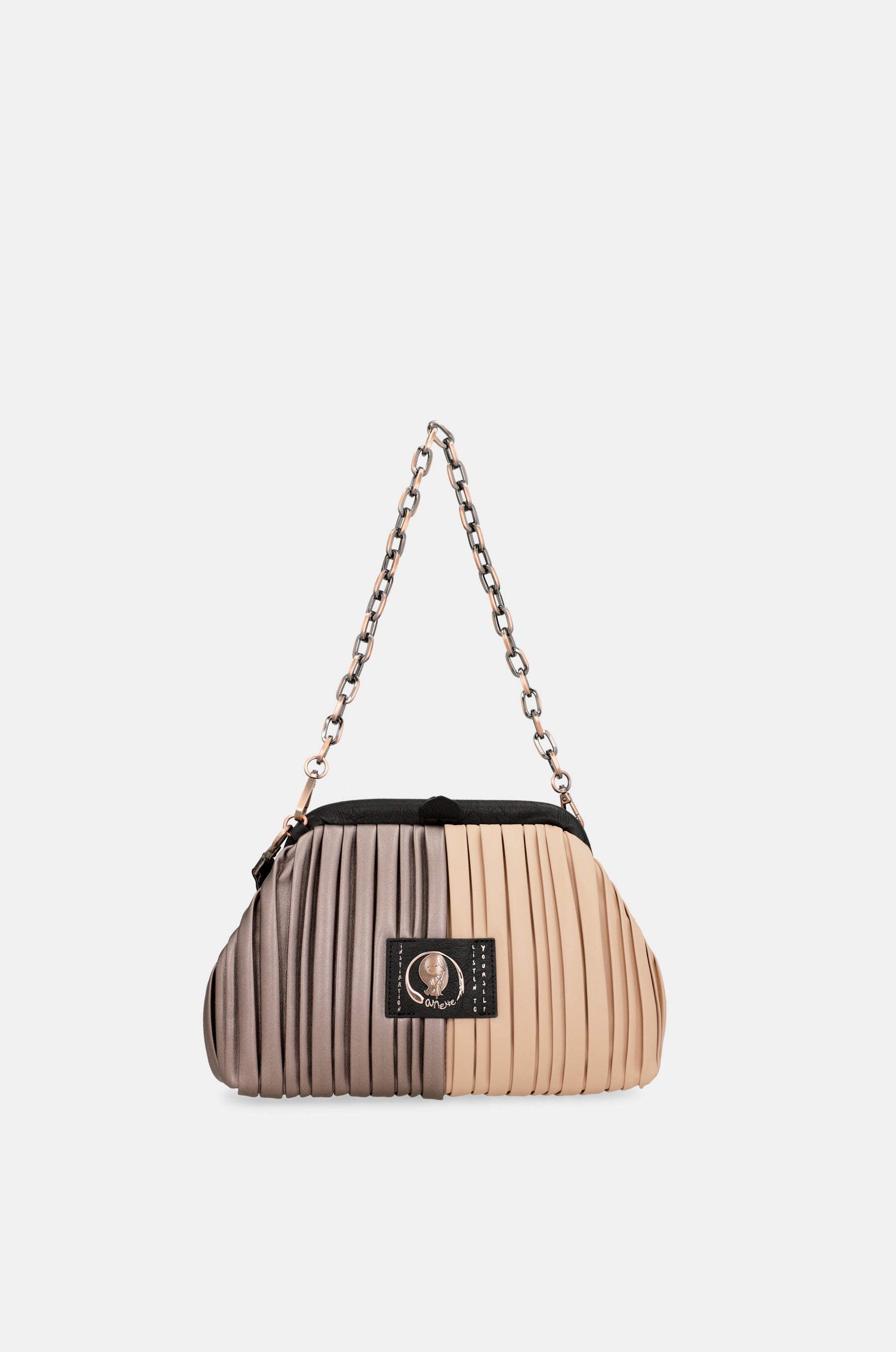 Borsa bowler plissettata Shōen Palette