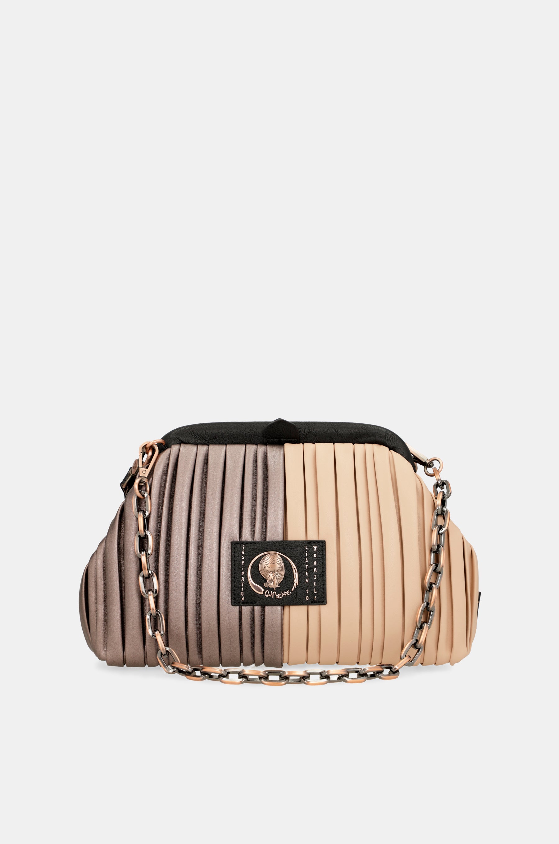 Borsa bowler plissettata Shōen Palette