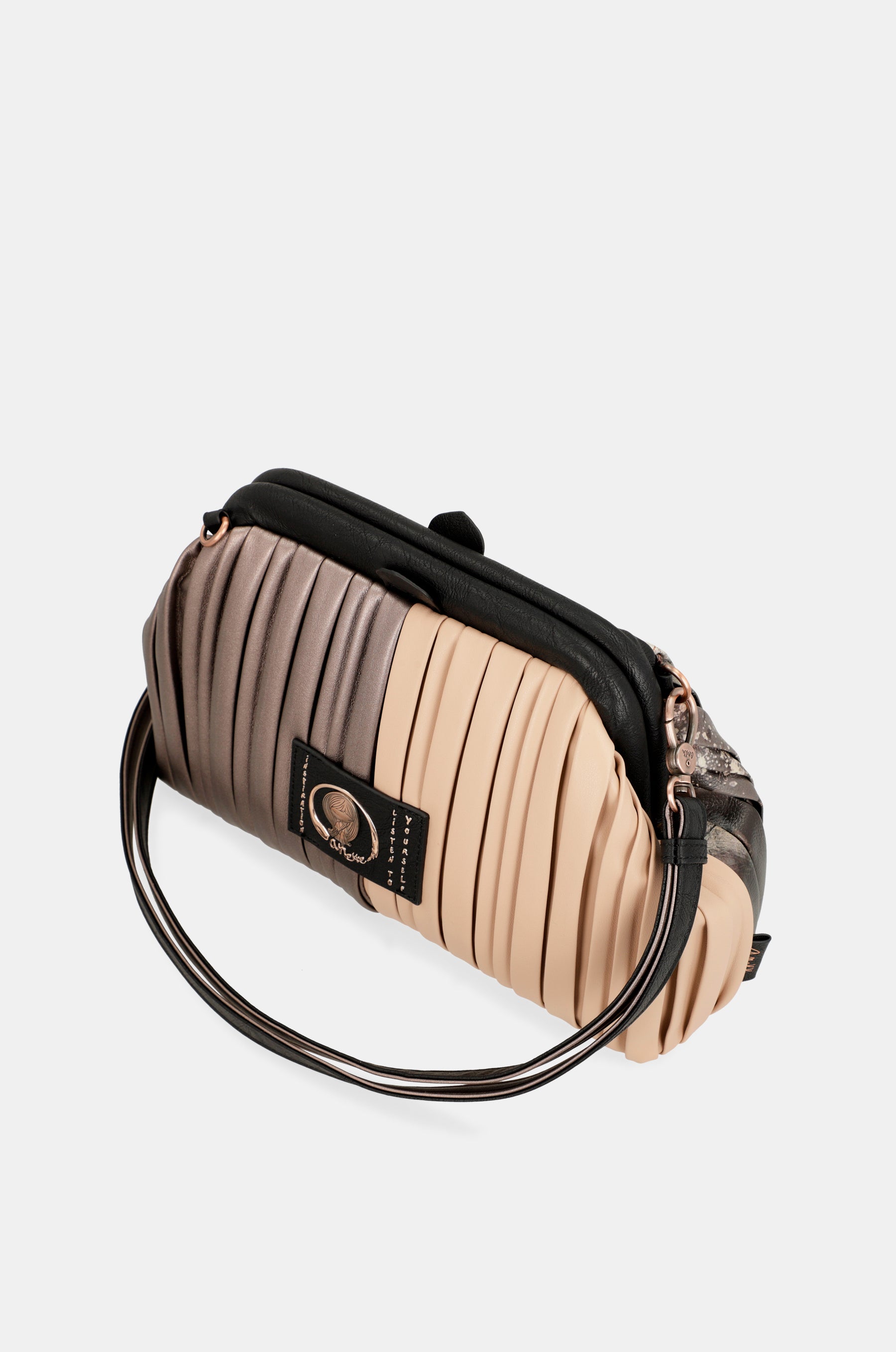 Borsa bowler plissettata Shōen Palette