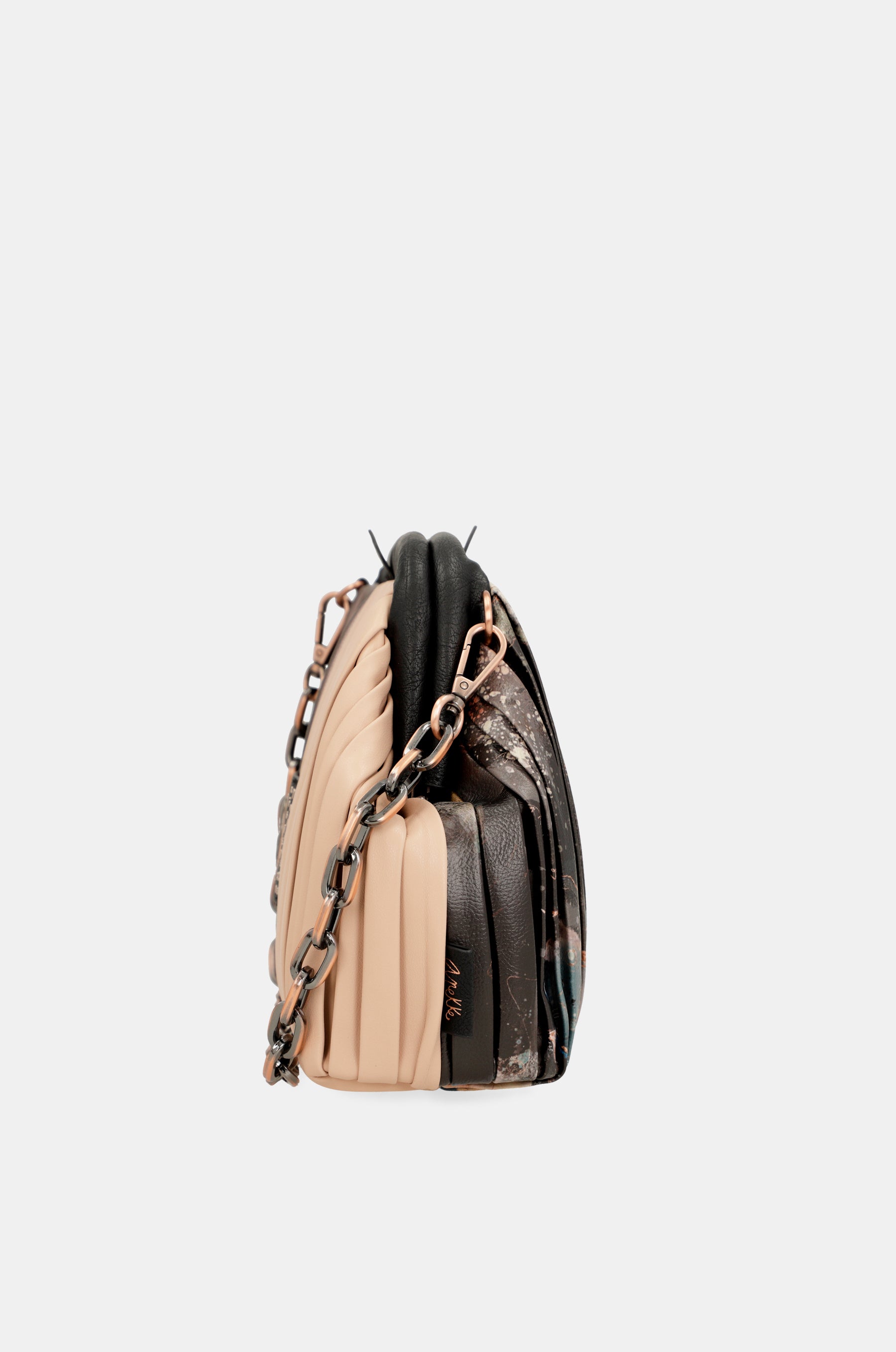 Borsa bowler plissettata Shōen Palette