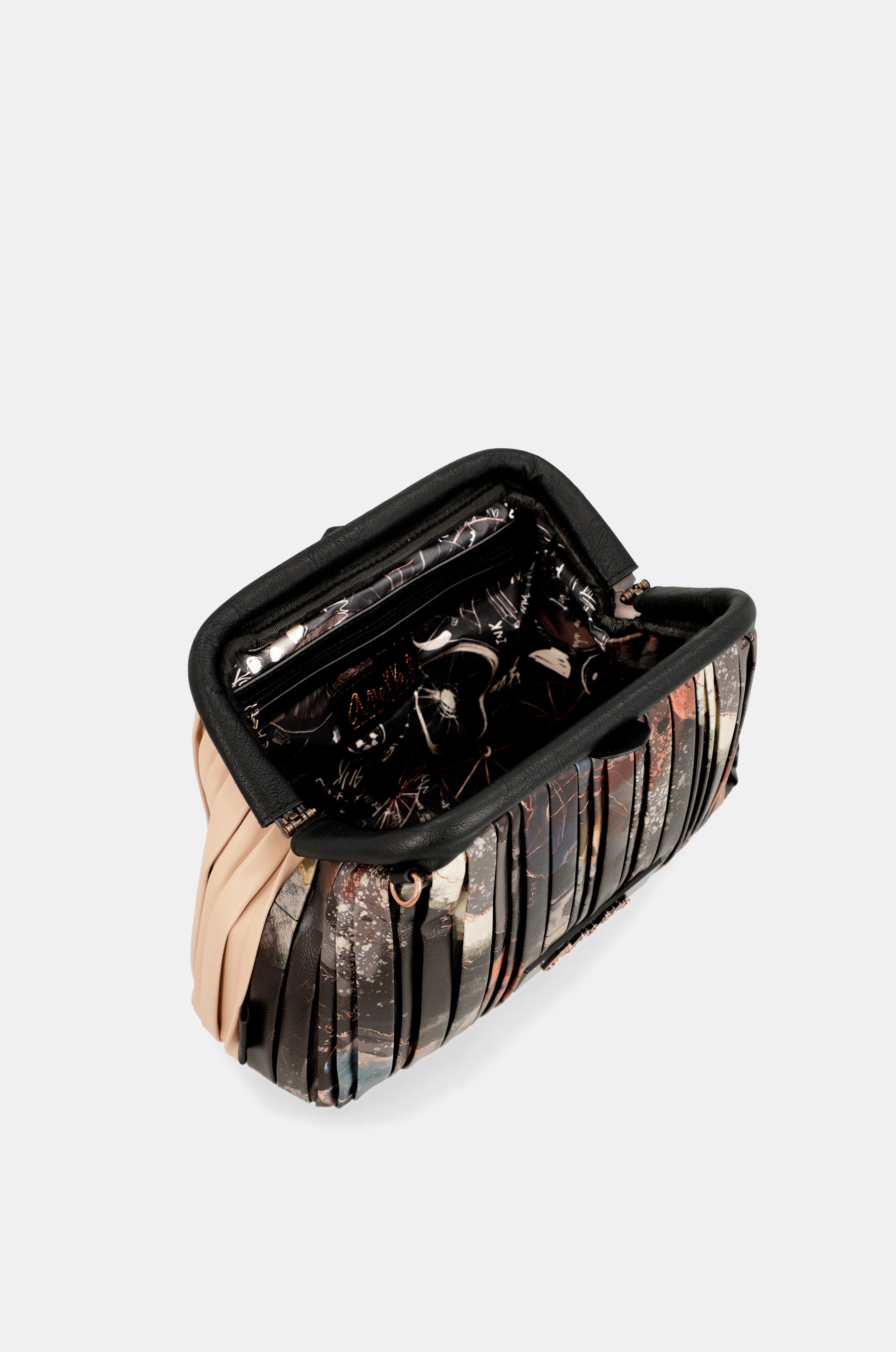 Borsa bowler plissettata Shōen Palette