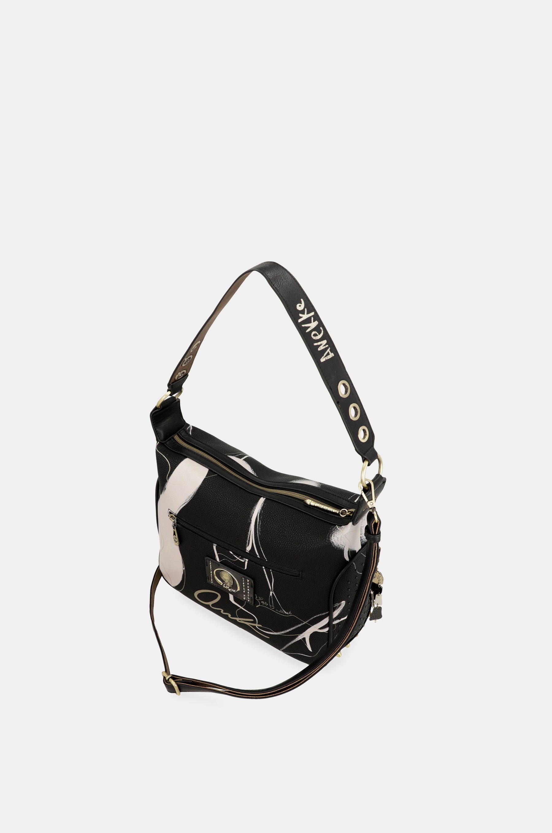 Borsa a tracolla nera Nature Shodō