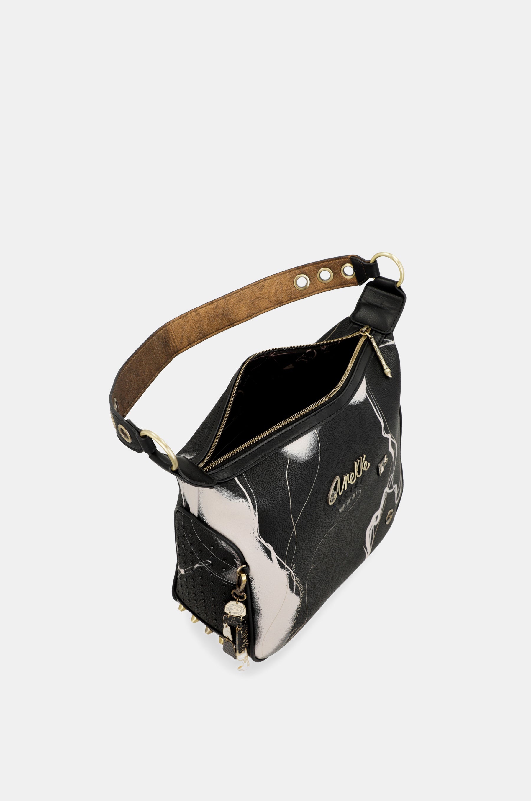 Borsa a tracolla nera Nature Shodō