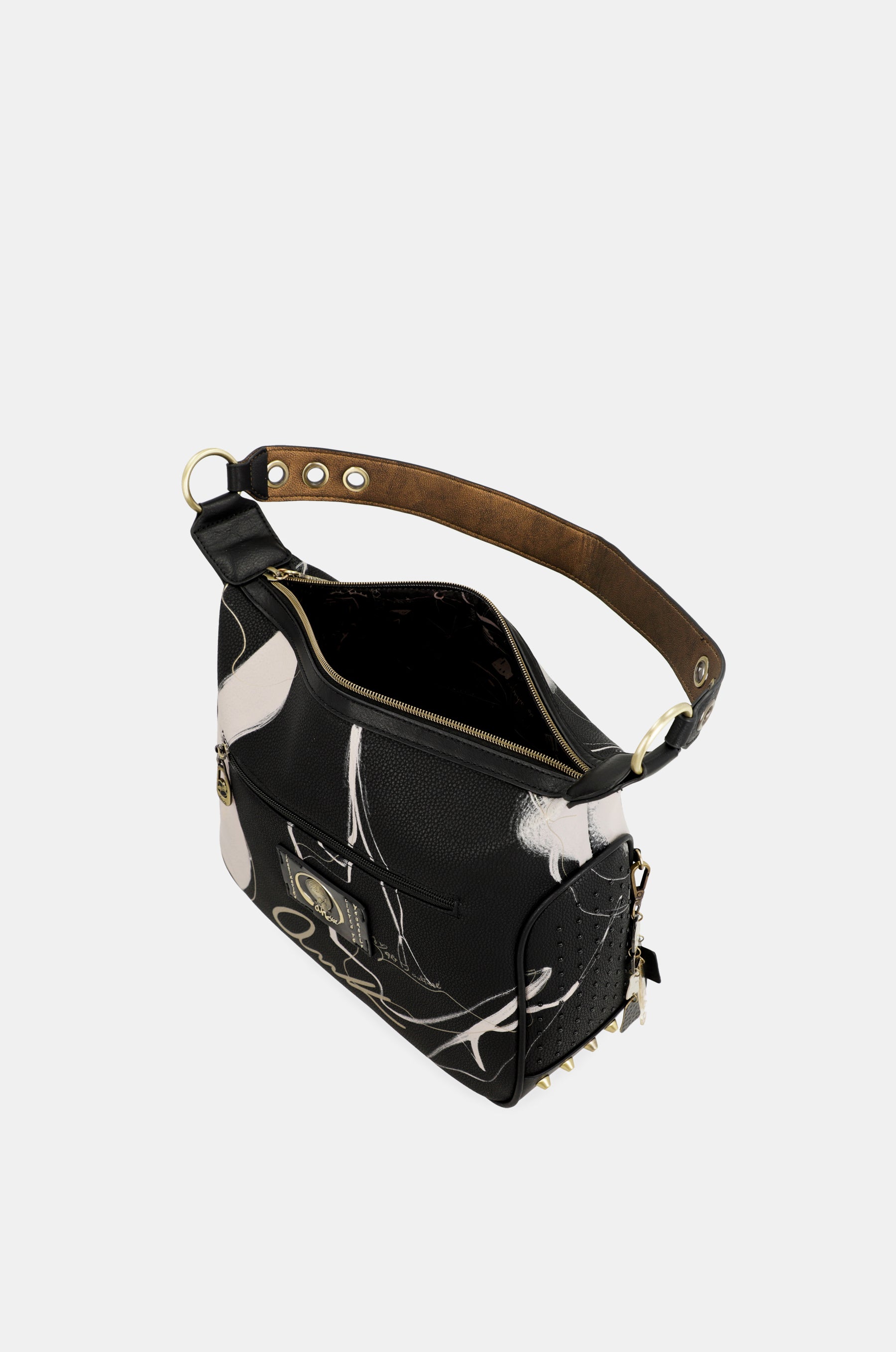 Borsa a tracolla nera Nature Shodō