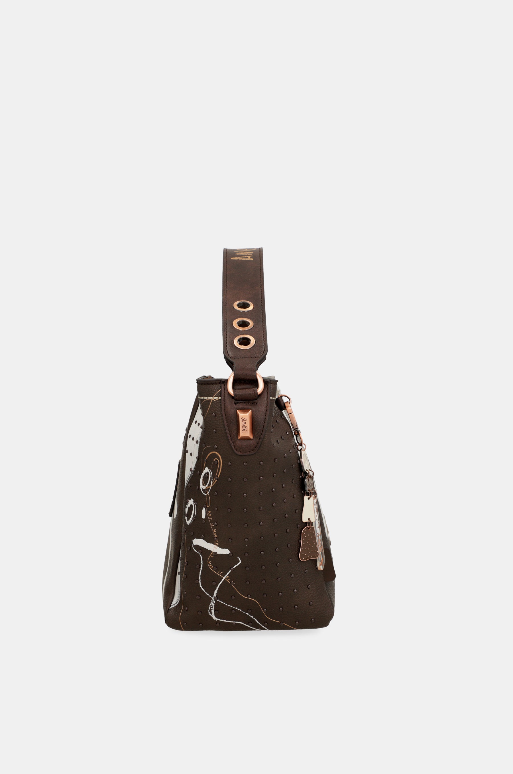 Borsa a mano Nature Shodō marrone medio