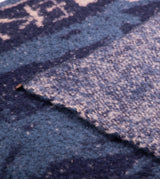 Sciarpa Contemporary blu navy.