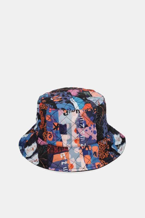 Cappello da pescatore con motivo Kyomu